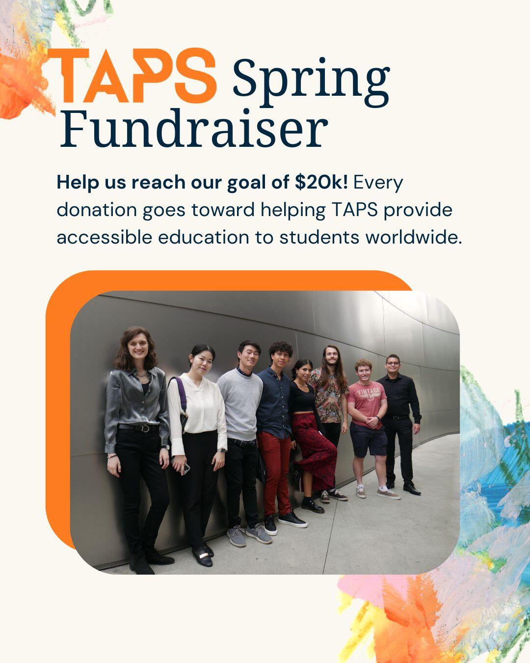 Campaign cover image for TAPS Spring Fundraiser 2025