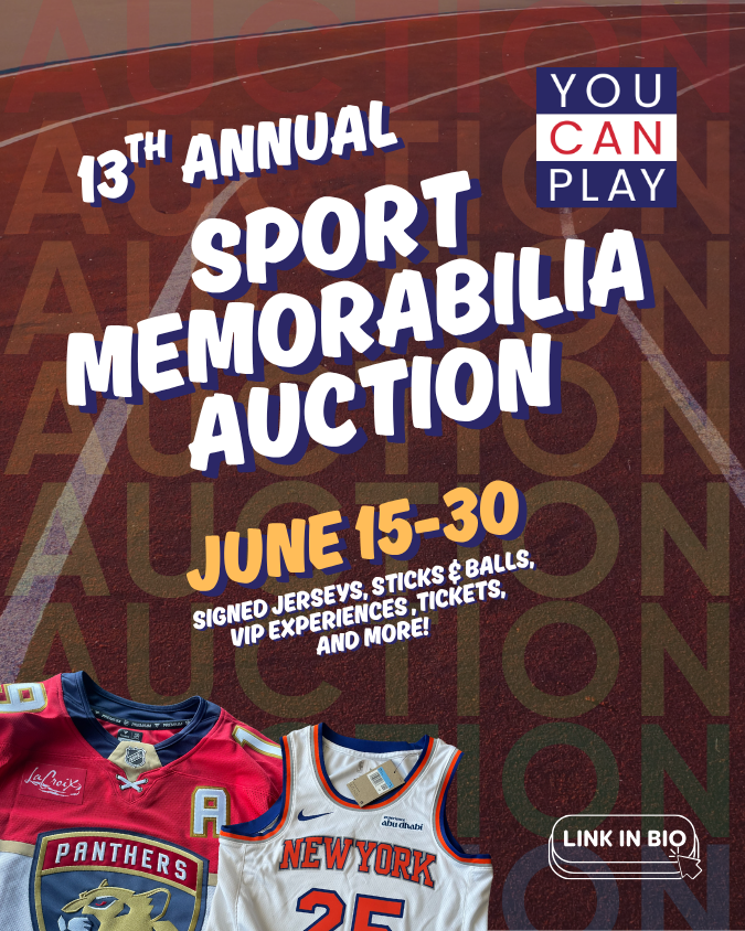 Campaign cover image for 13th Annual You Can Play Auction - 2025