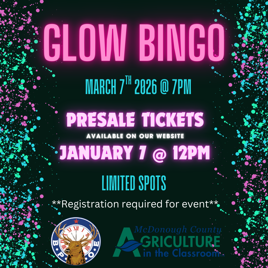 2026 Glow in the Dark BINGO: McDonough AITC