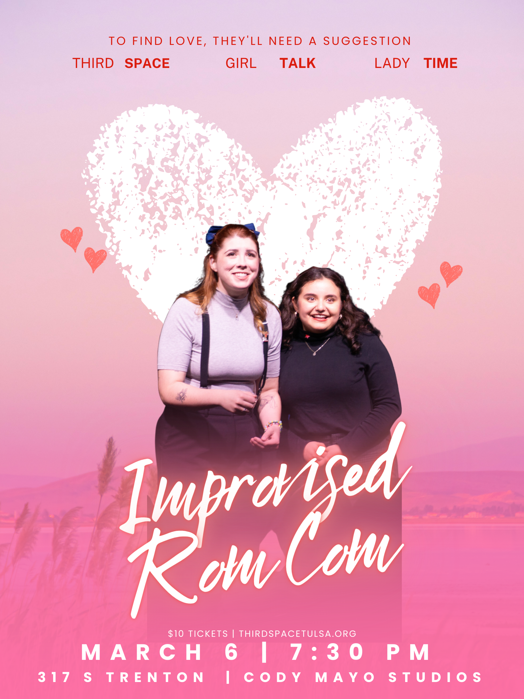 Campaign cover image for The improvised romcom show featuring Girl Talk and Lady Time