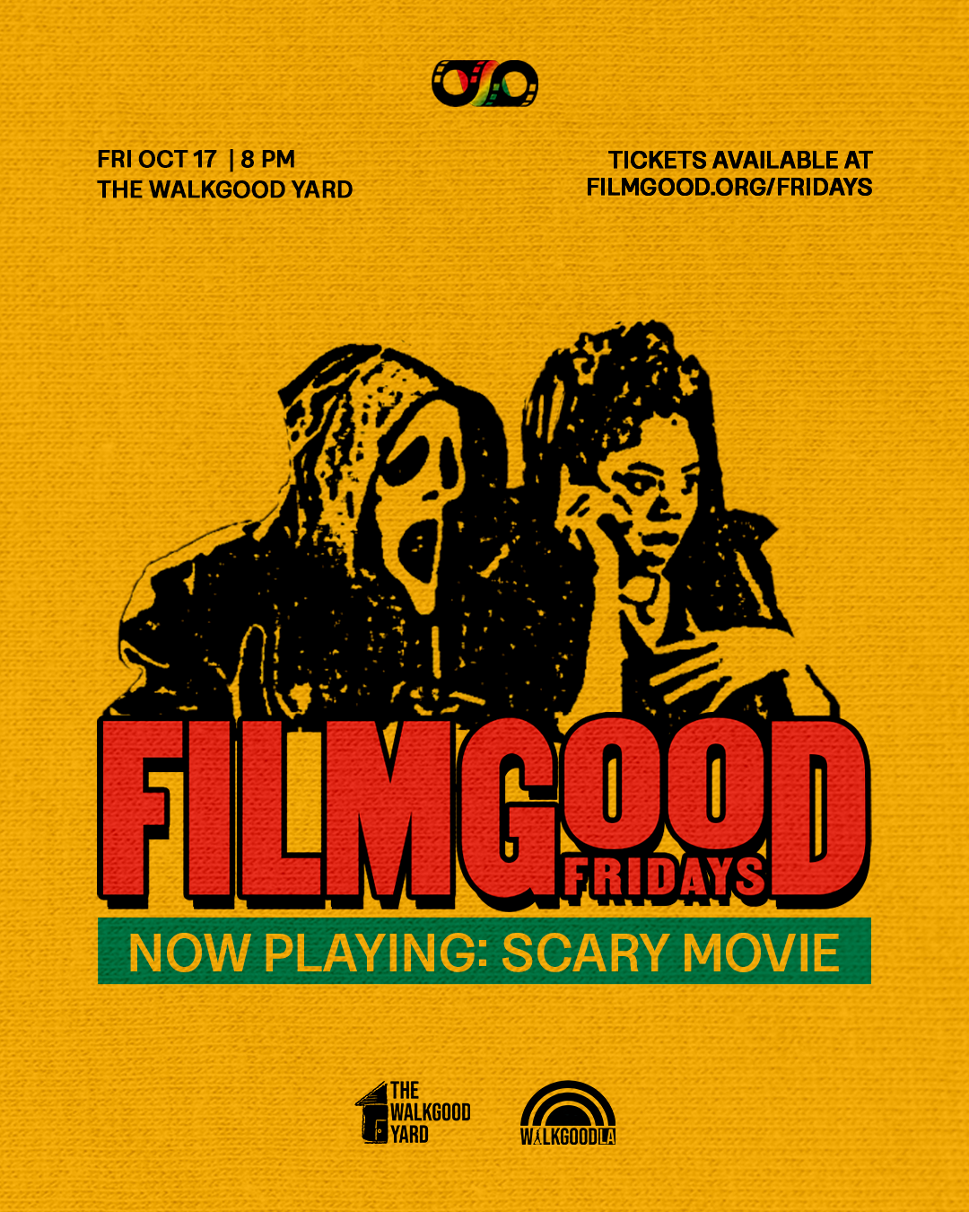 Campaign cover image for 10/17:  FilmGood Fridays - Scary Movie + Short Film Spotlight
