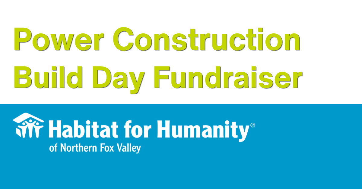 Campaign cover for Power Construction's Build Day Fundraiser for Habitat for Humanity NFV