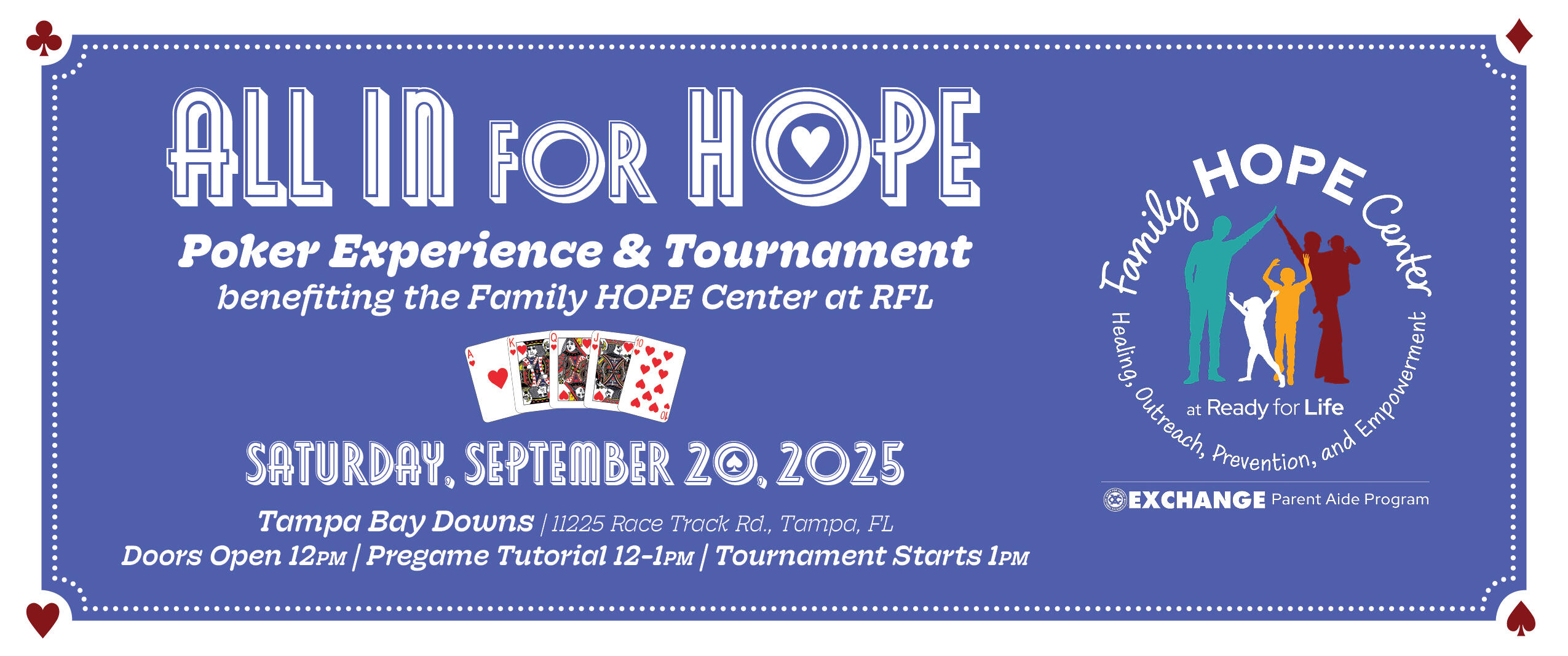 Campaign cover image for All in for HOPE: Poker Experience & Tournament