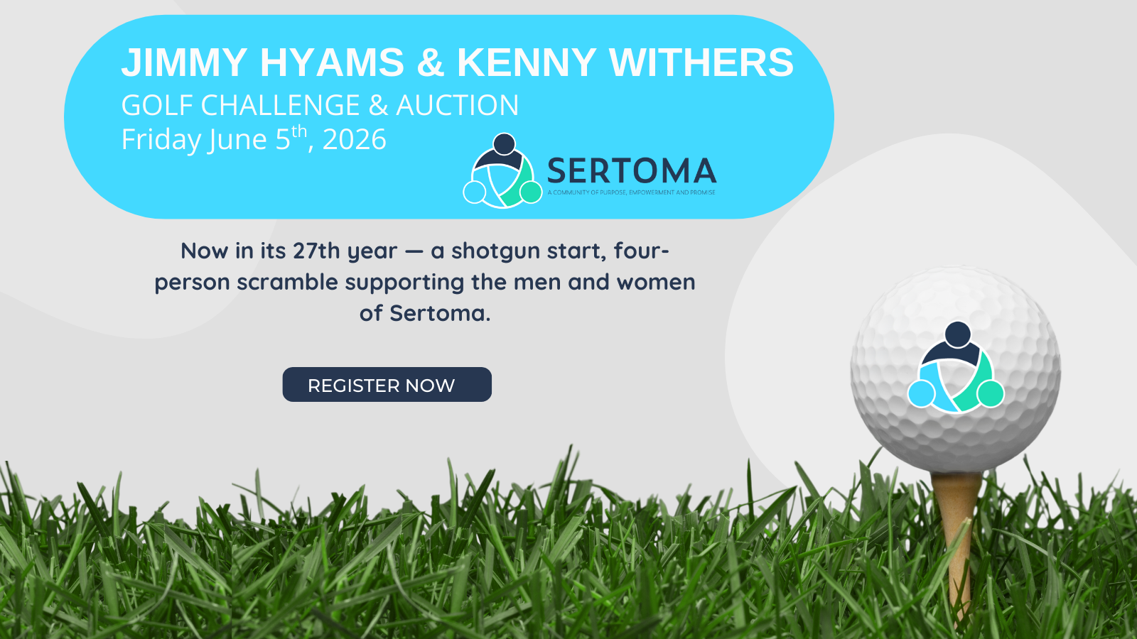 Campaign cover image for 2026 Jimmy Hyams & Kenny Withers Golf Challenge