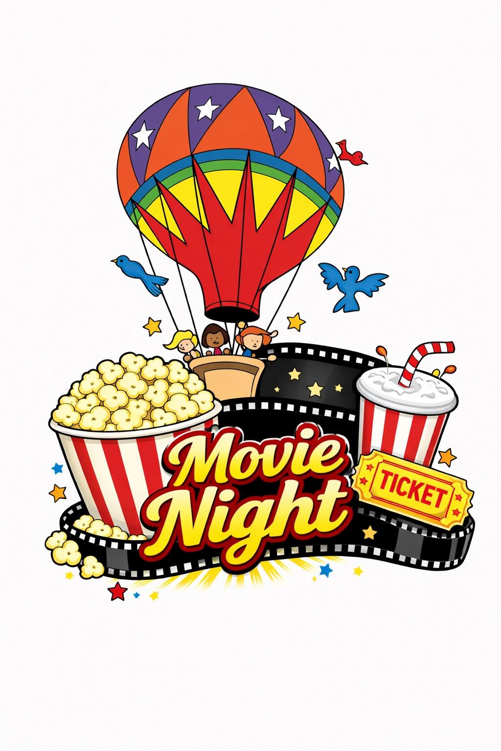 Campaign cover image for Movie Night @The Children's Corner - Friday, April 17th 6:00PM-8:00PM