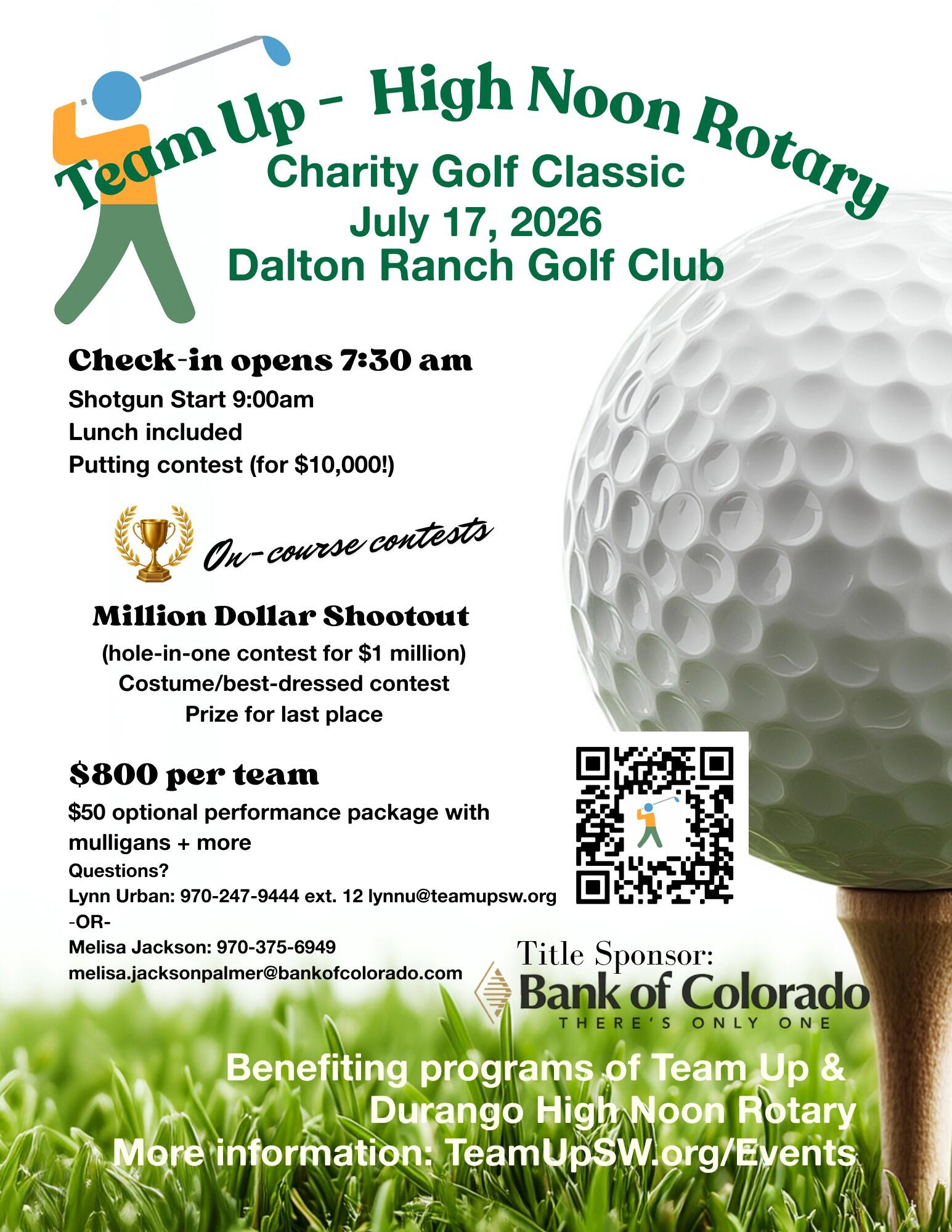 Campaign cover image for 31st Annual Charity Golf Classic