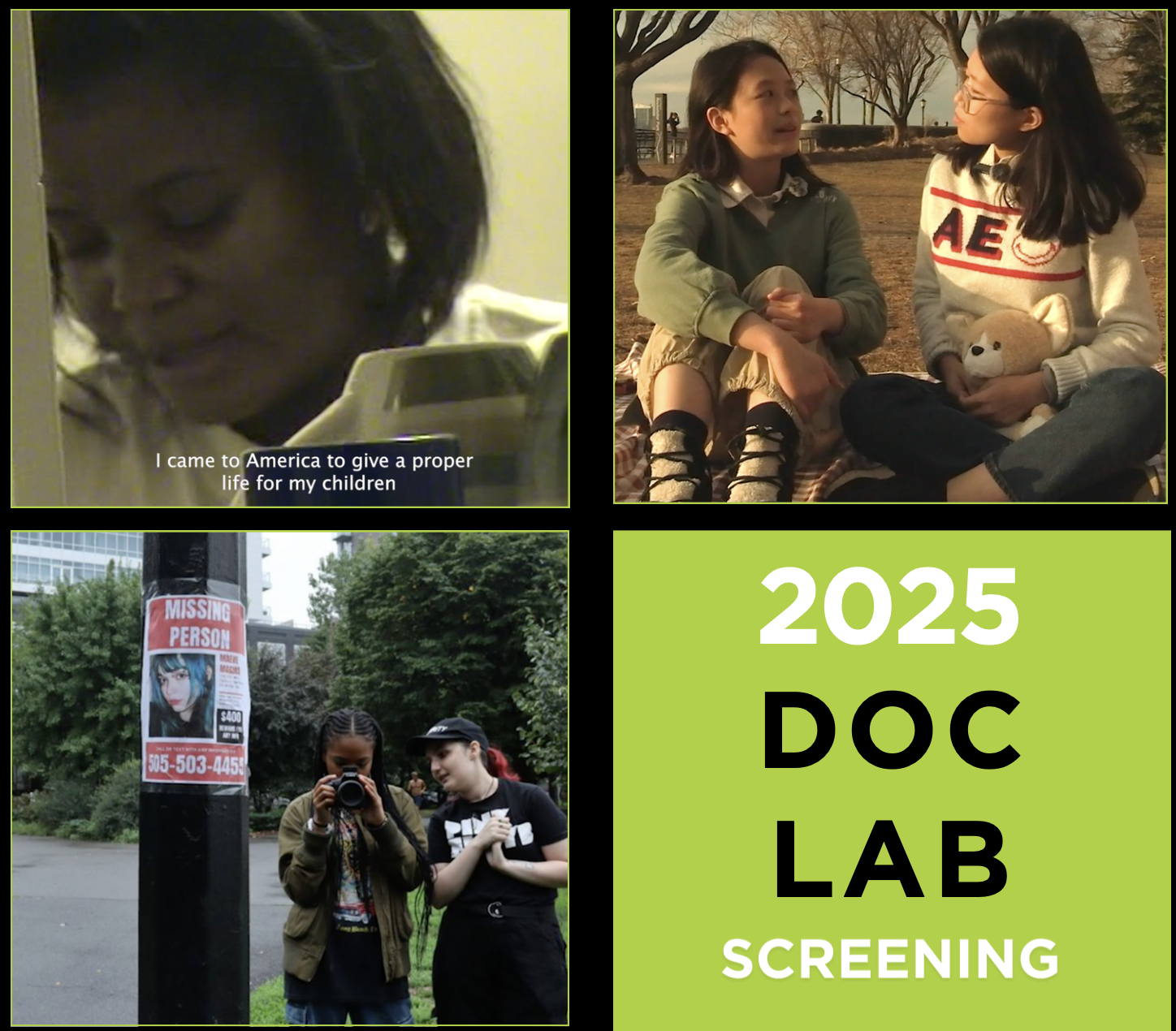 Campaign cover image for 2025 Doc Lab Screening