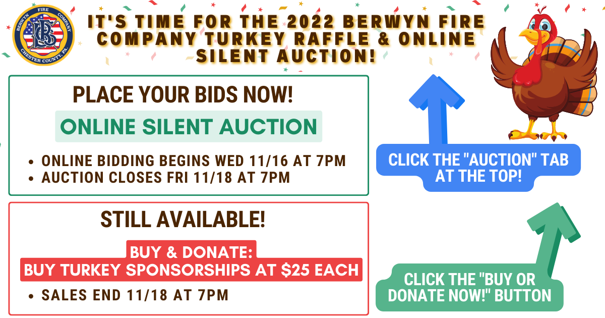 Campaign cover image for 2022 Turkey Raffle & Silent Auction