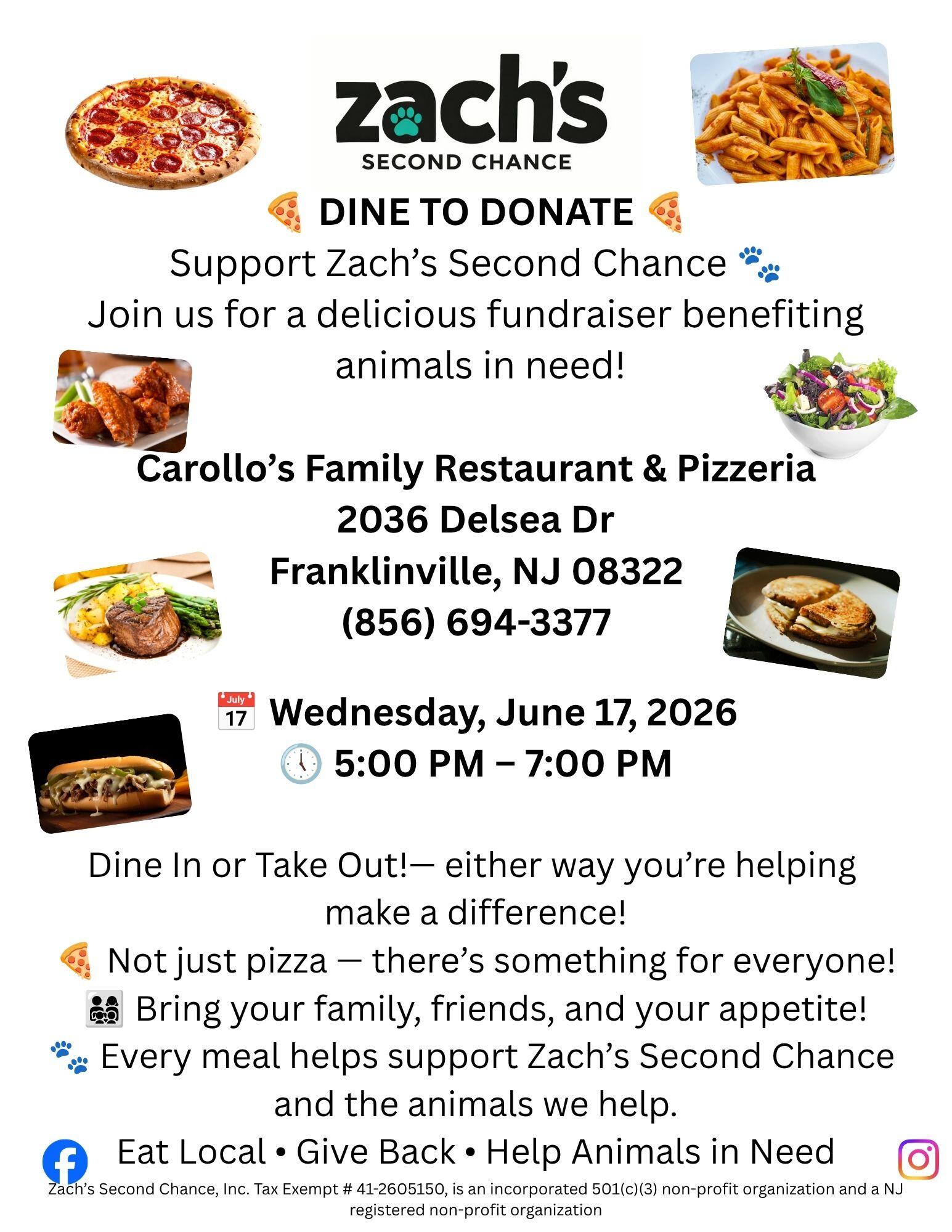 Campaign cover image for Carrollo's Dine & Donate