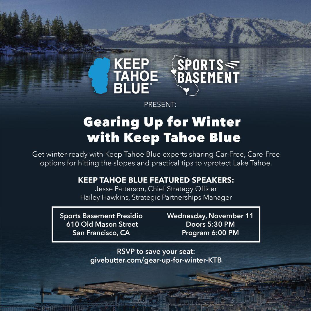 Campaign cover image for Sports Basement x Keep Tahoe Blue