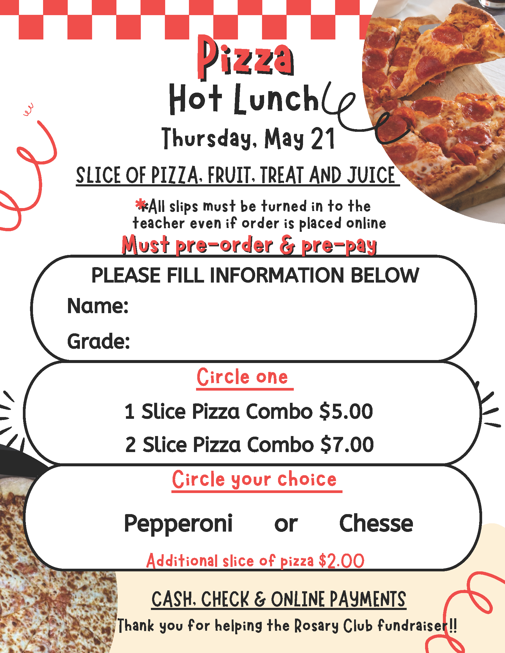 Campaign cover image for Rosary Club Hot Lunch