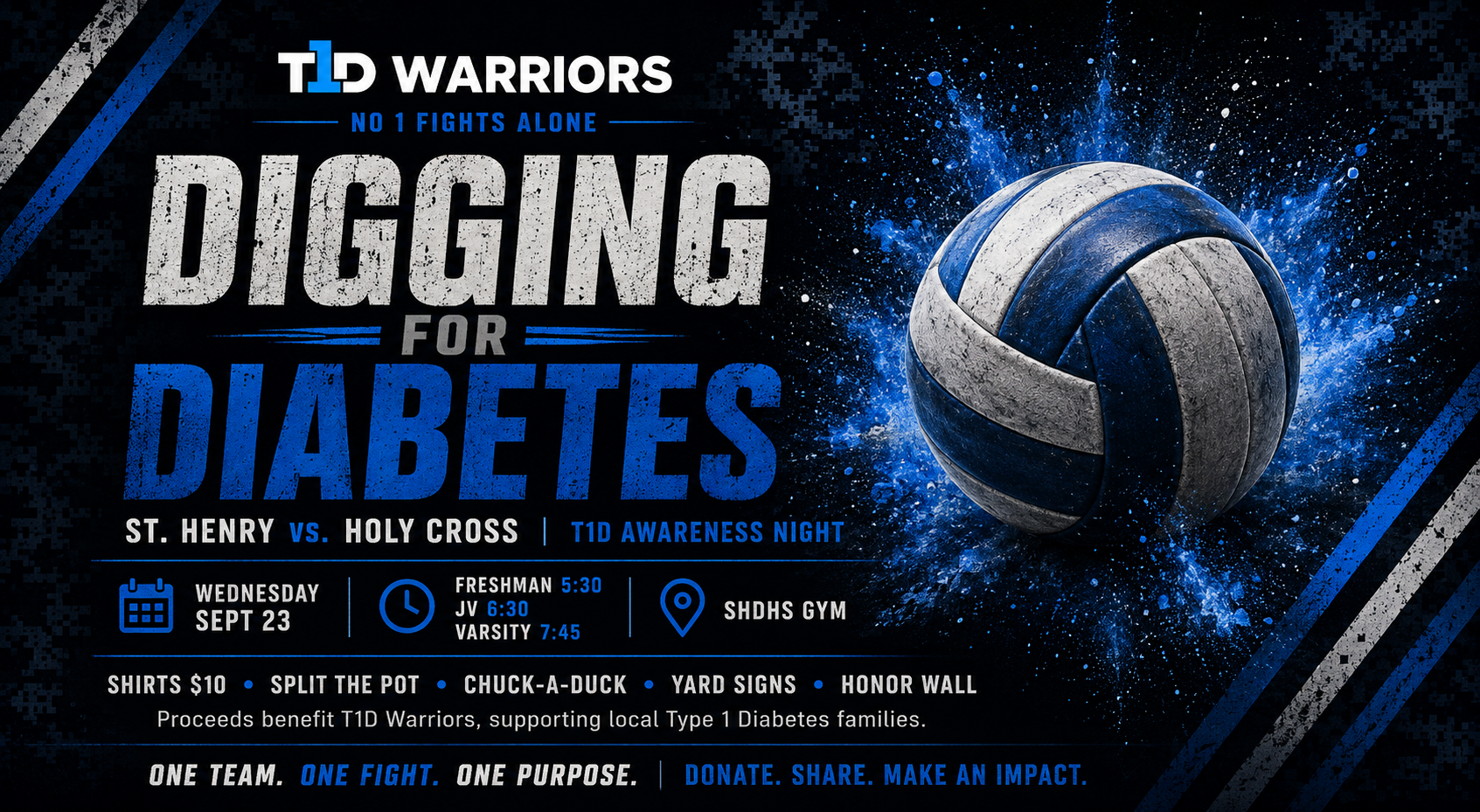 Campaign cover image for Digging for Diabetes - T1D Awareness Night