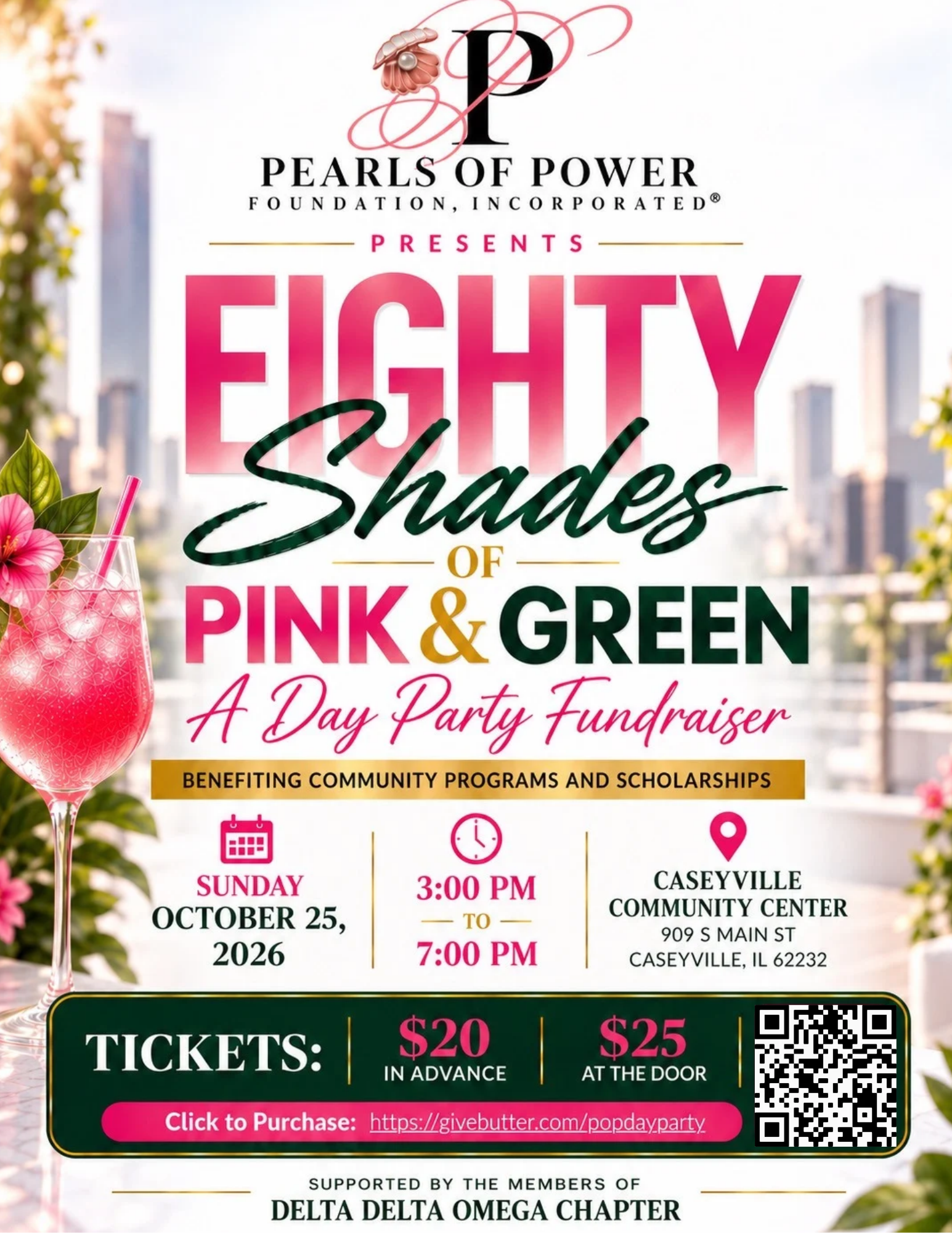 Campaign cover image for EIGHTY Shades of Pink & Green Day Party