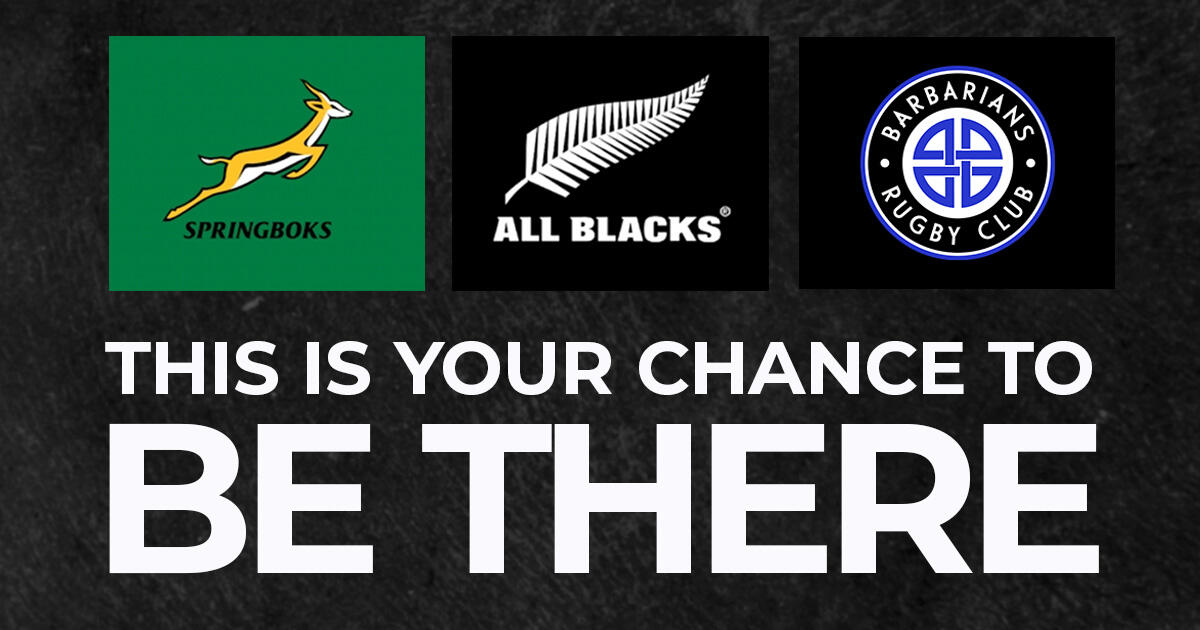 Campaign cover image for Win one of two pairs of tickets to Springboks vs All Blacks – Rugby’s Biggest Rivalry