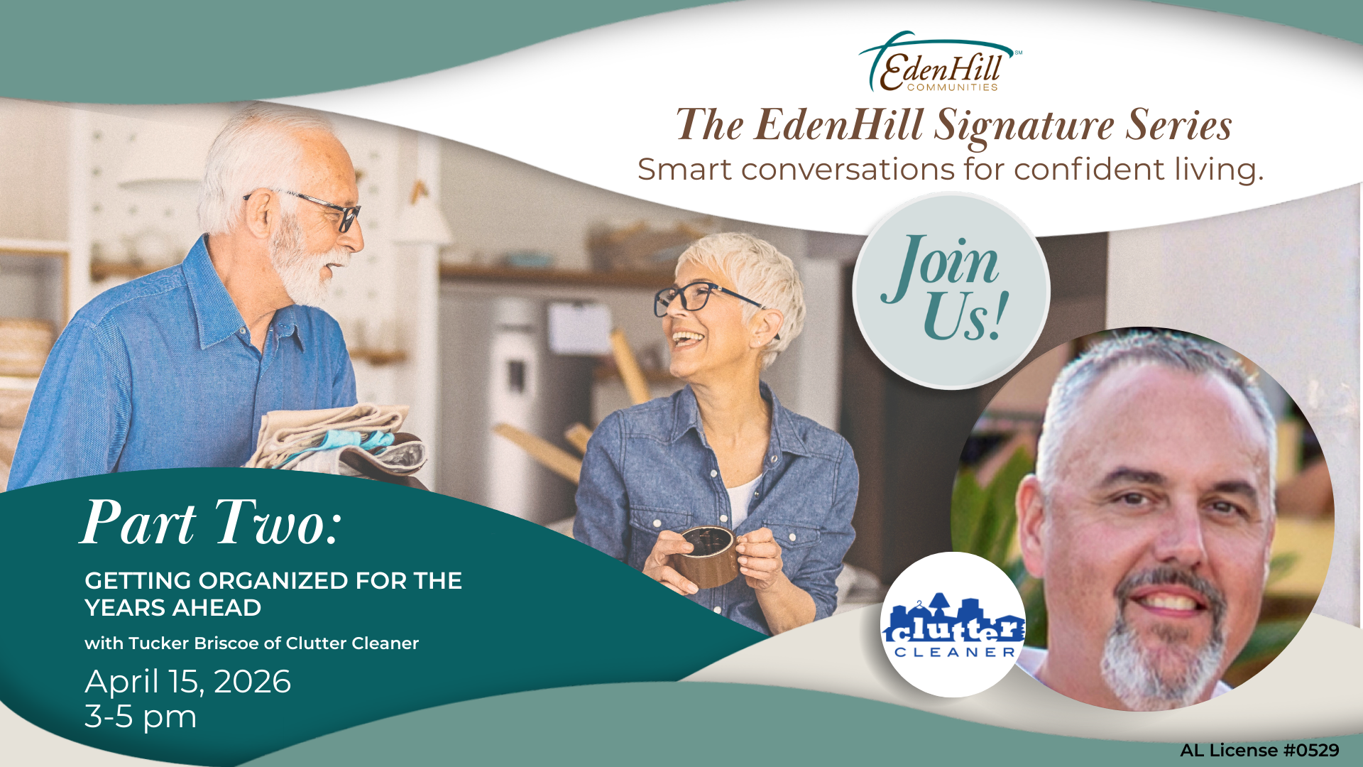 Campaign cover image for The EdenHill Signature Series: Getting Organized for the Years Ahead