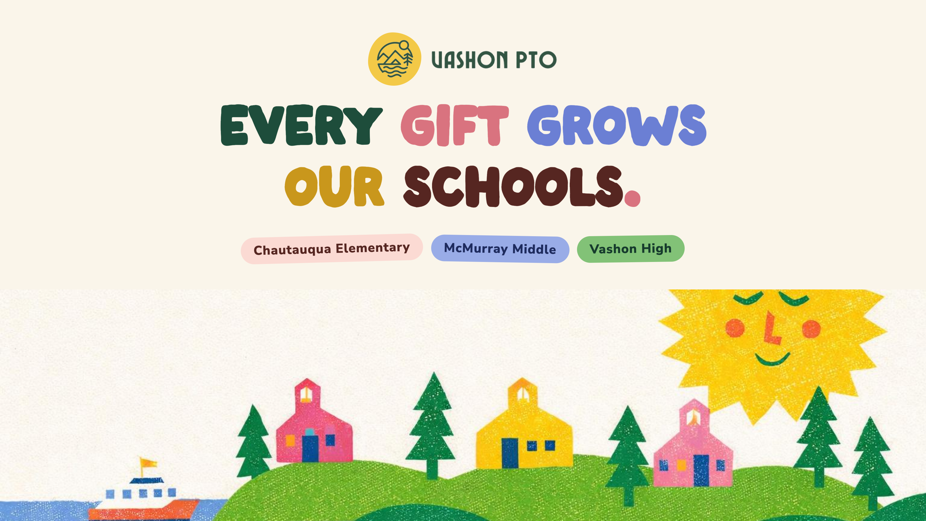 Campaign cover for Vashon PTO Donations 2026