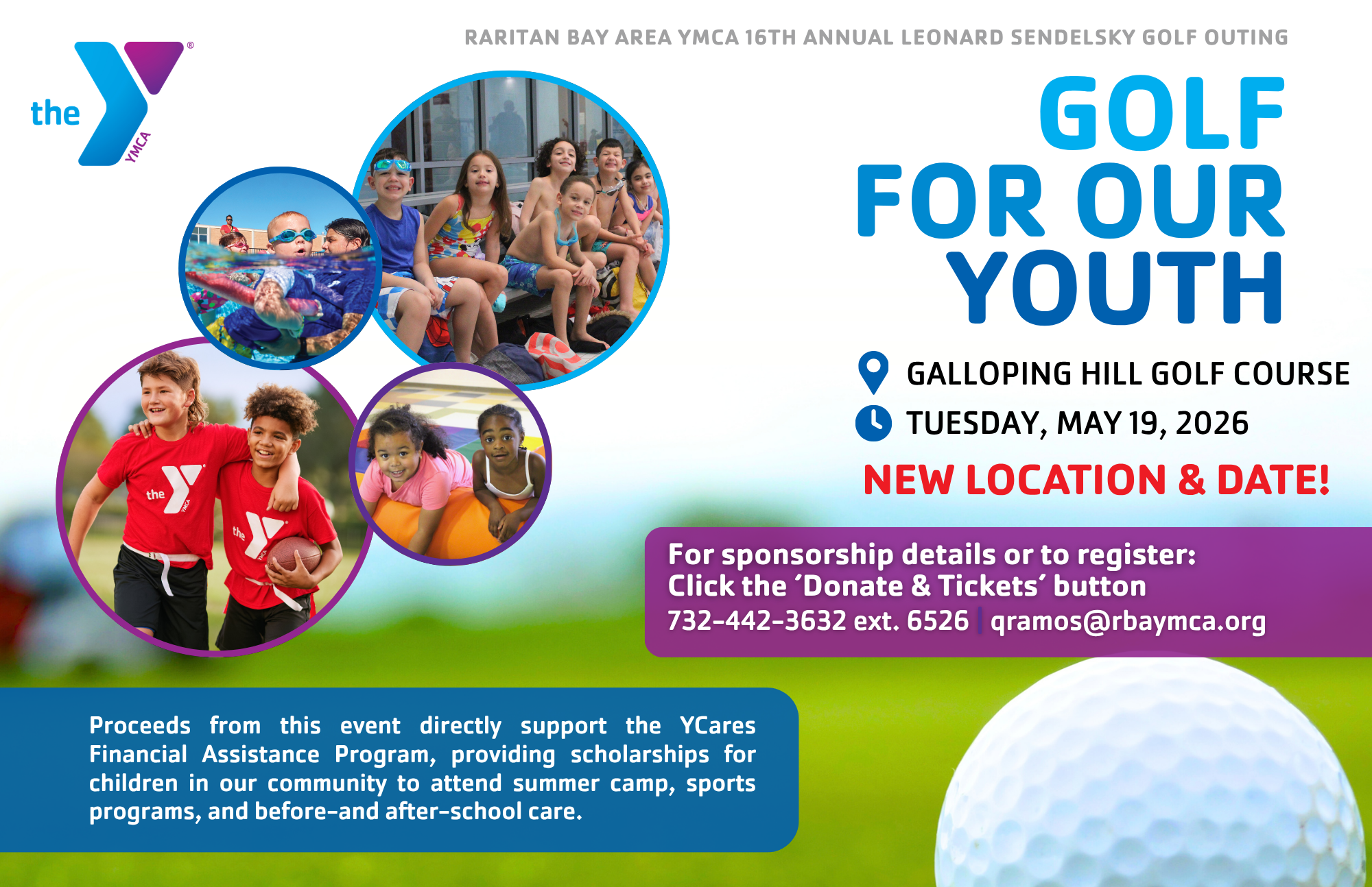 Campaign cover image for 2026 Golf For Our Youth