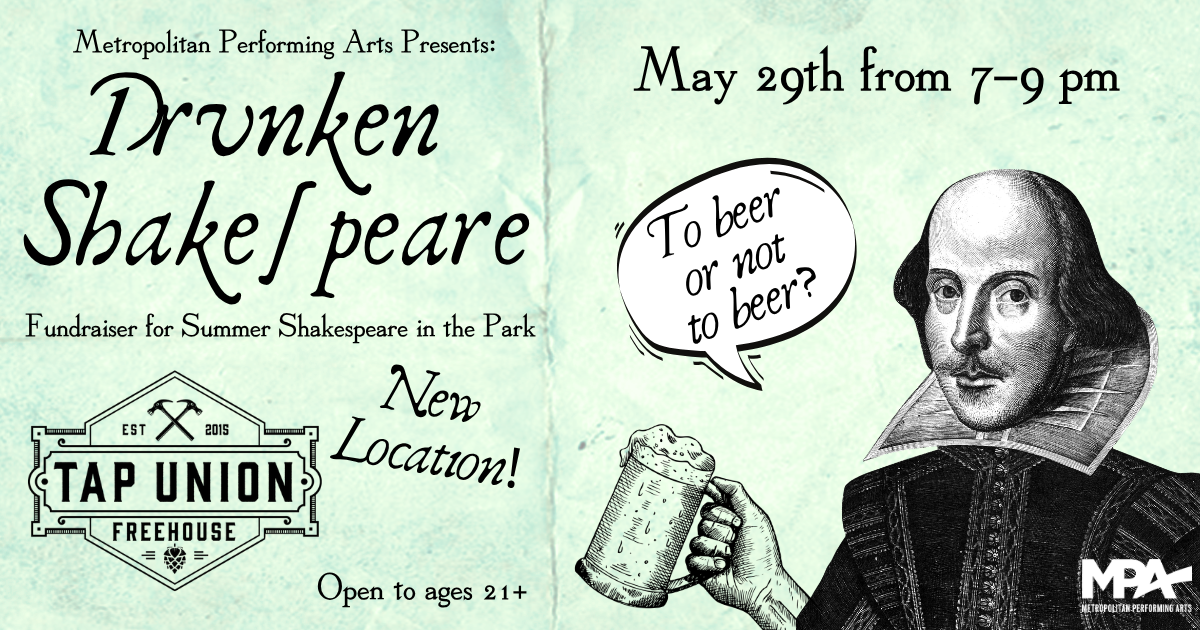 Campaign cover image for Drunken Shakespeare 2026