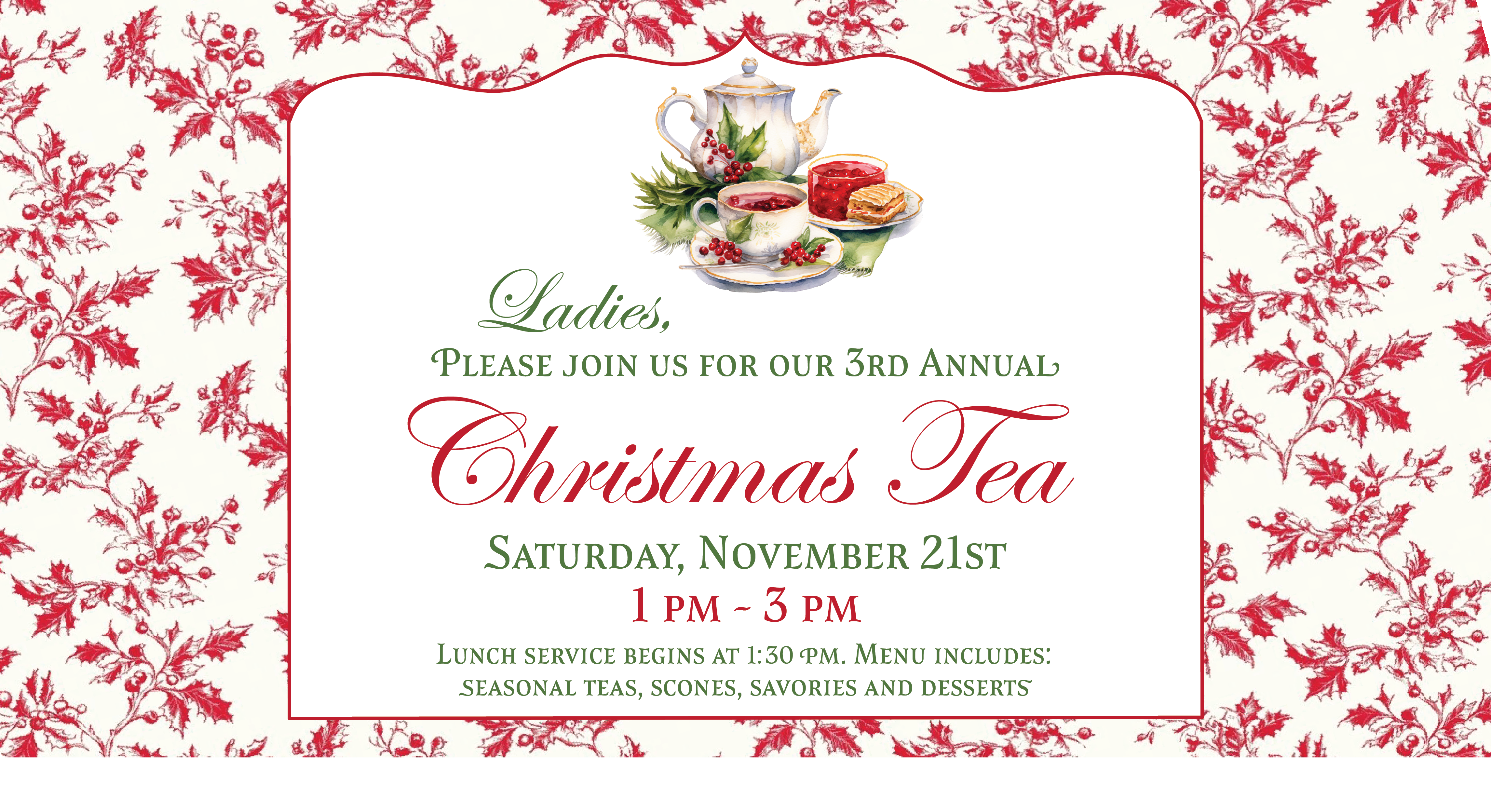Campaign cover image for Holiday Tea 2026