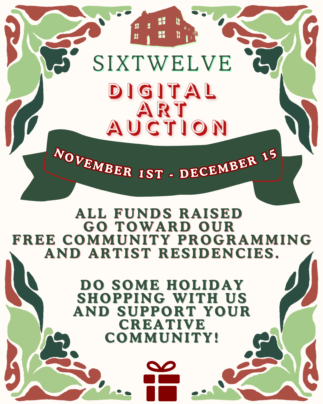 Campaign cover image for SixTwelve 2025 Holiday Art Auction
