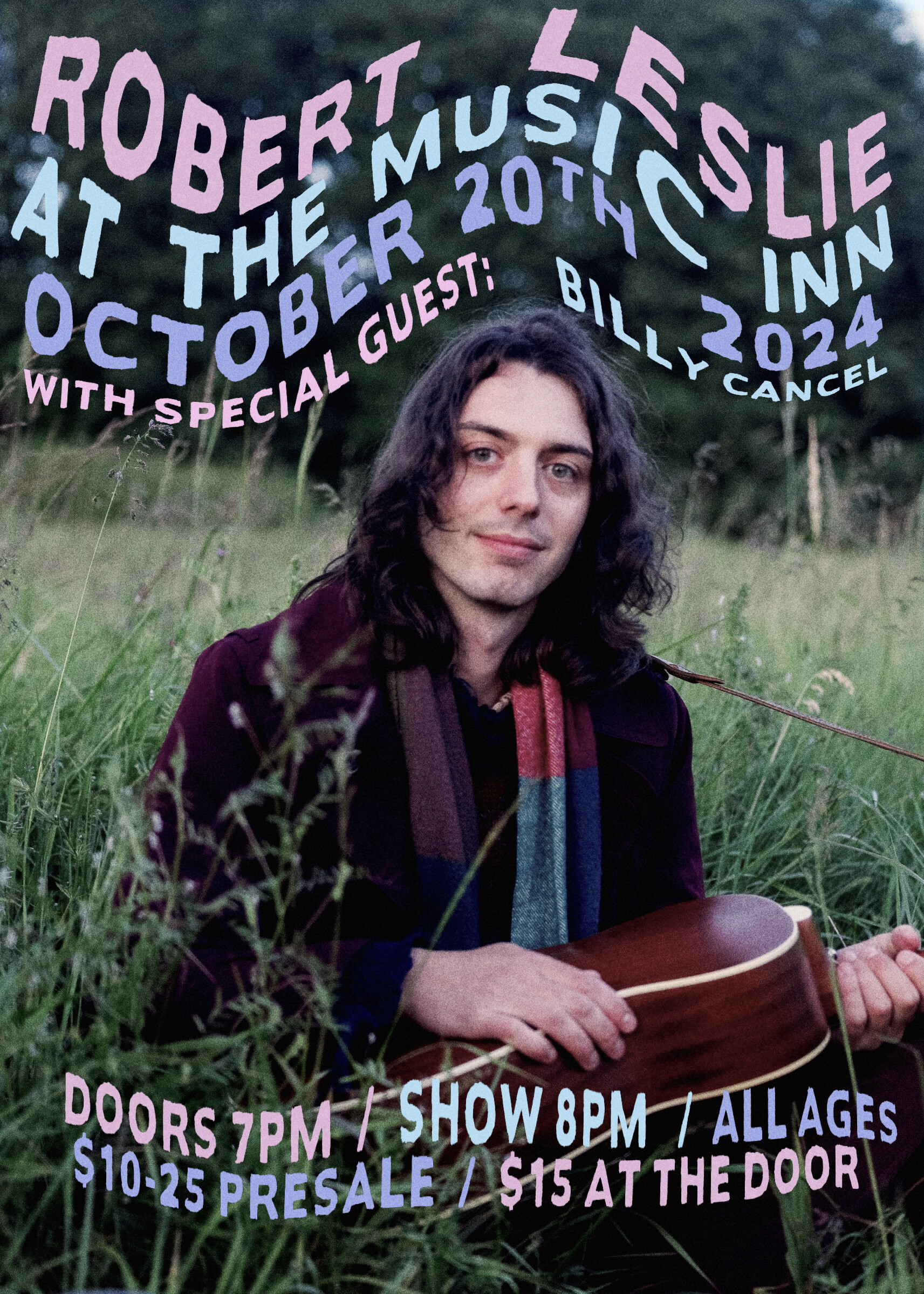 Campaign cover image for Robert Leslie // Live at the Music Inn