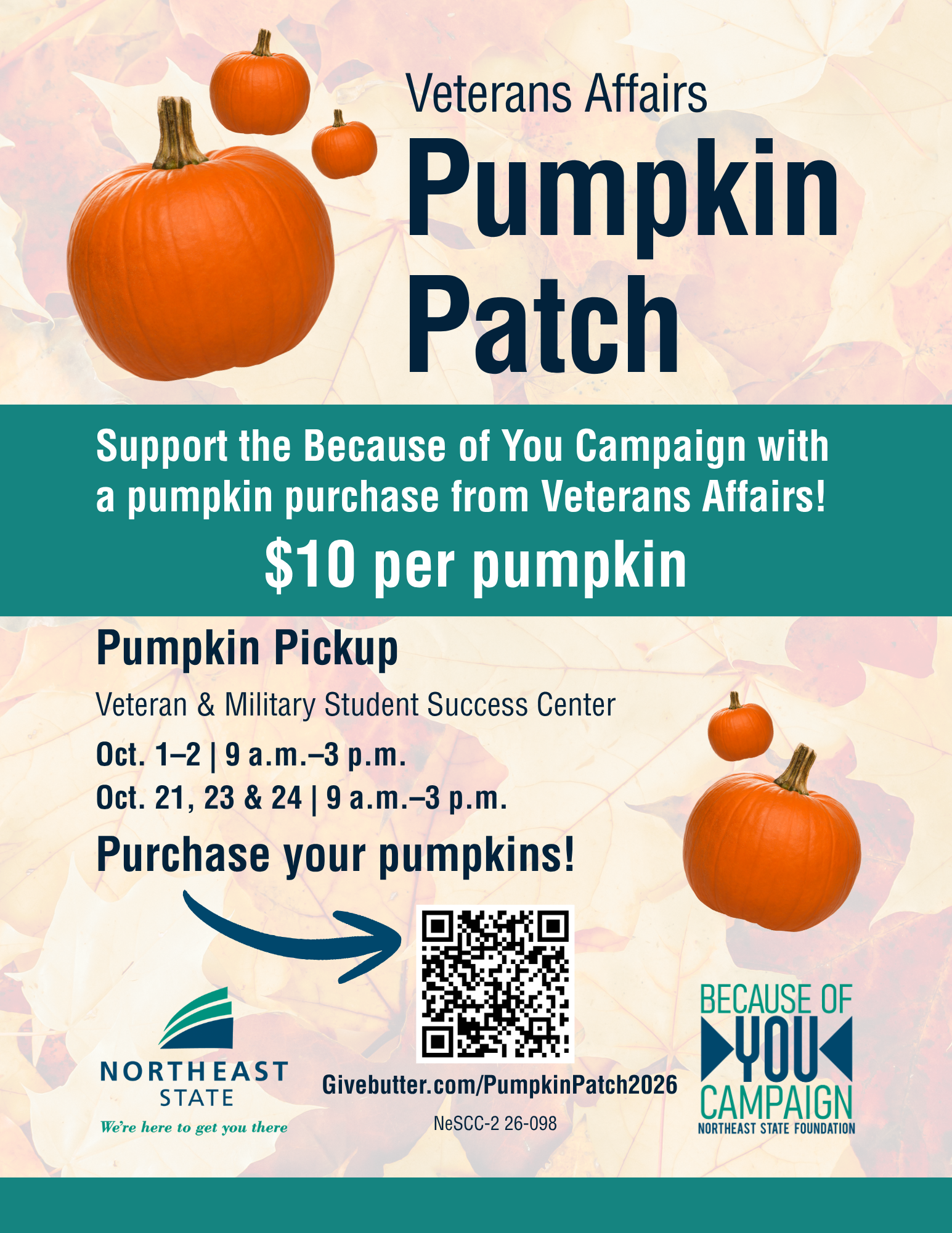 Campaign cover for Veterans Affairs Pumpkin Patch