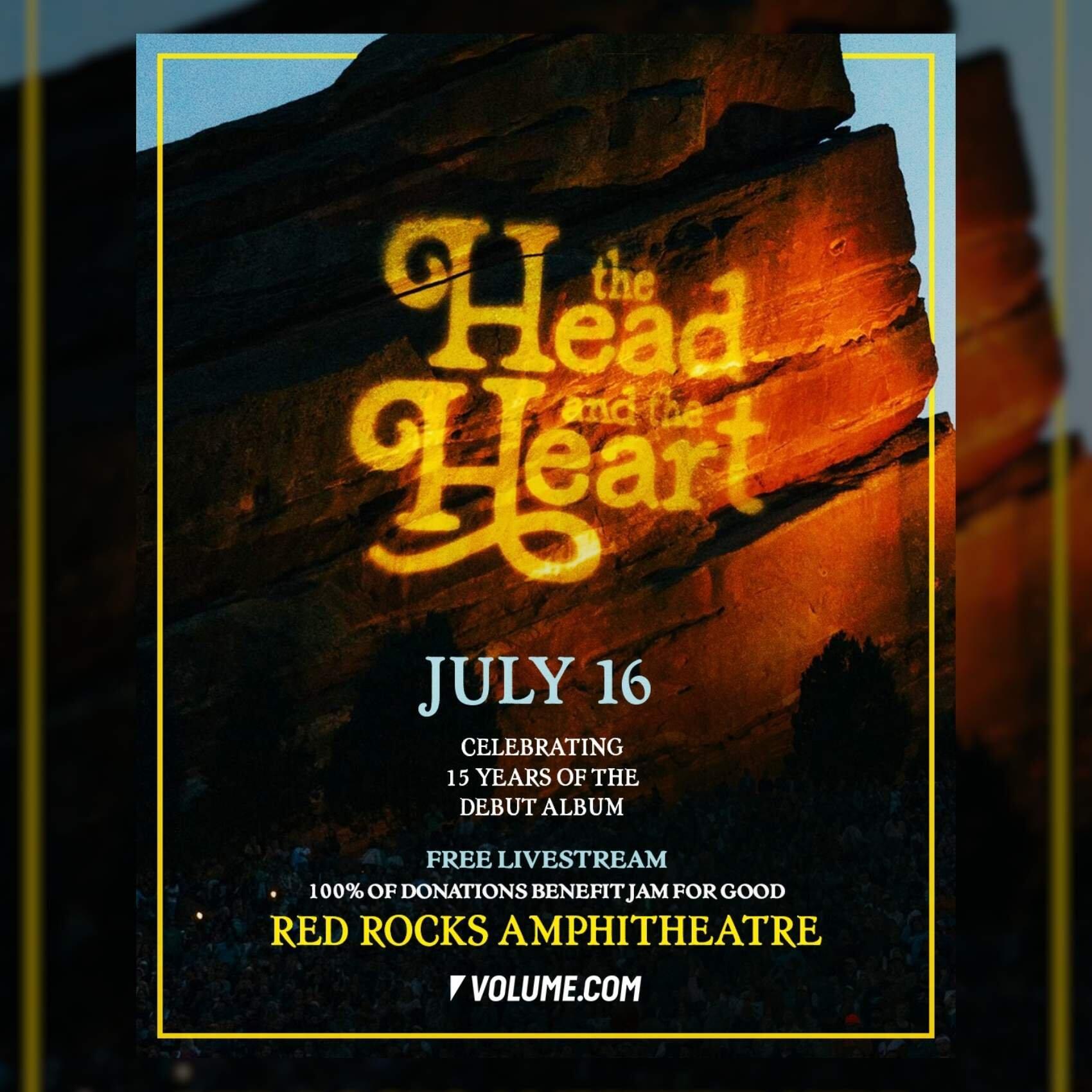 Campaign cover for The Head And The Heart - Volume livestream - 071626