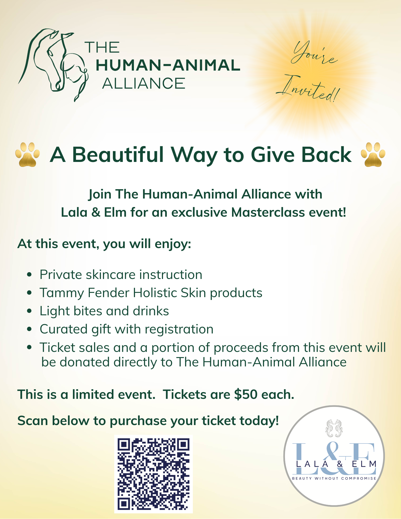 Campaign cover image for Tammy Fender Masterclass with Lala and Elm 9/18/25