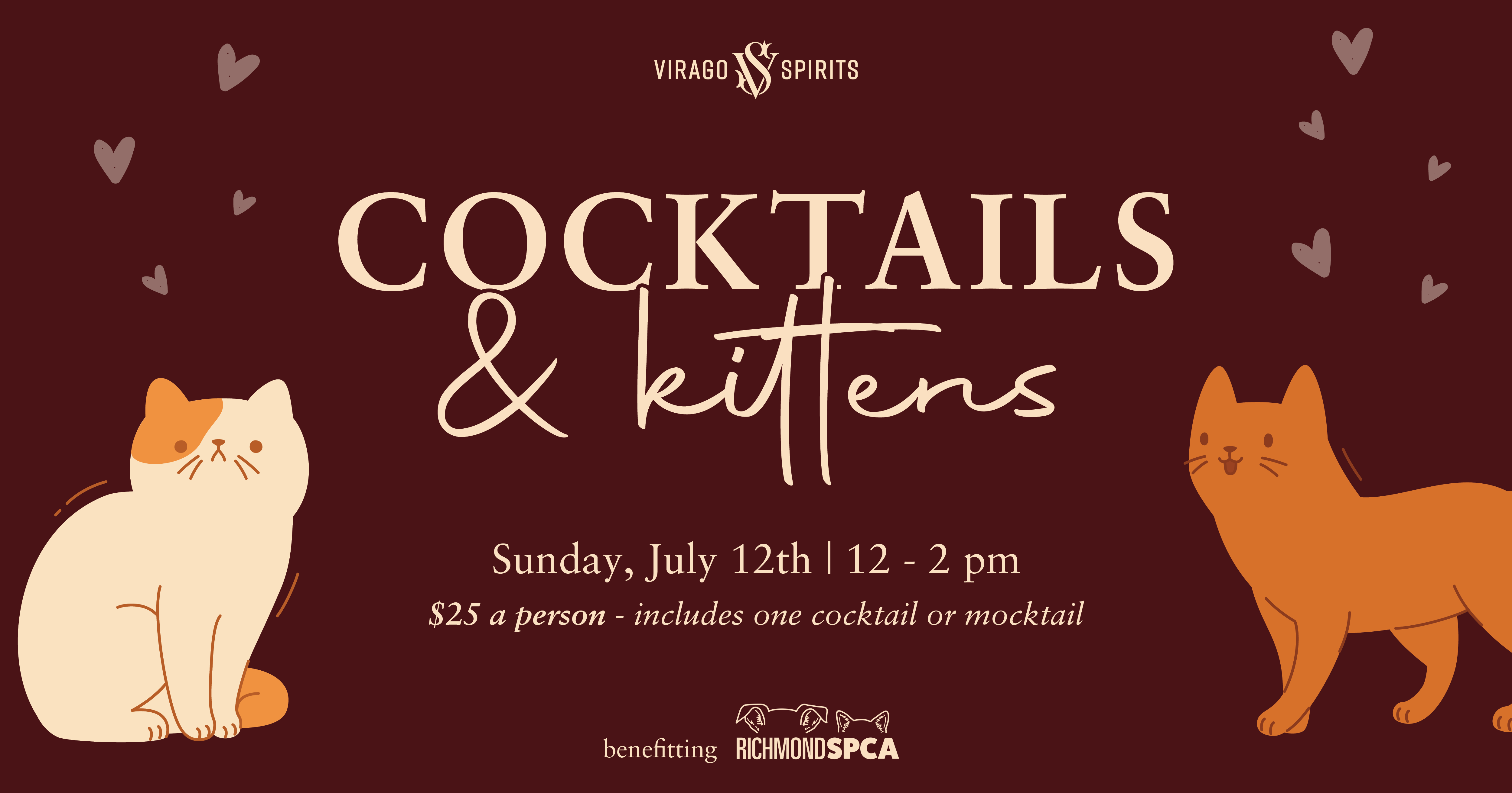 Campaign cover image for Cocktails & Kittens | July 12th SPCA