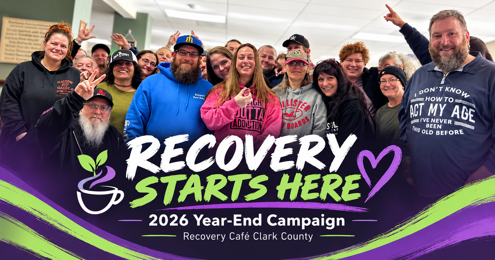 Campaign cover image for Recovery Starts Here: 2026 Year-End Campaign