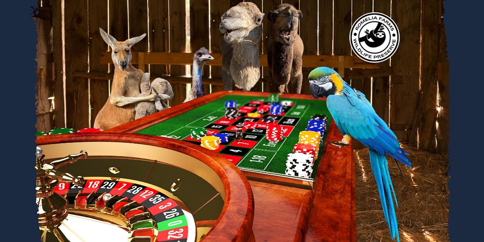 Campaign cover image for Romelia Farms 3rd Annual All-In For the Animals Casino Gala