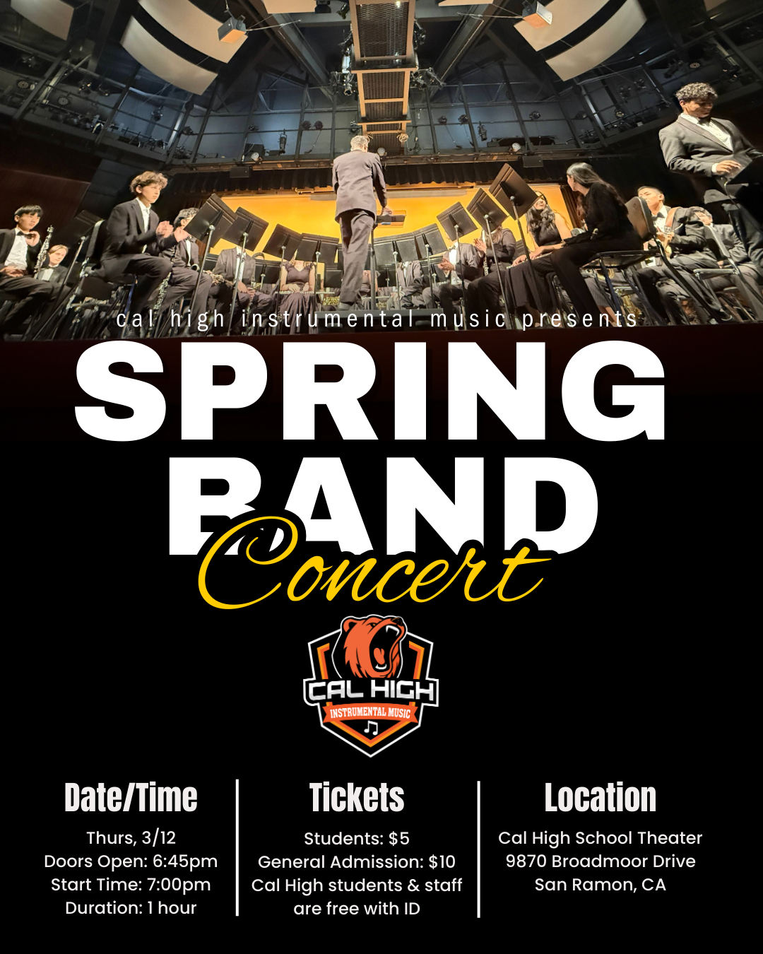 Campaign cover image for Spring Band Concert