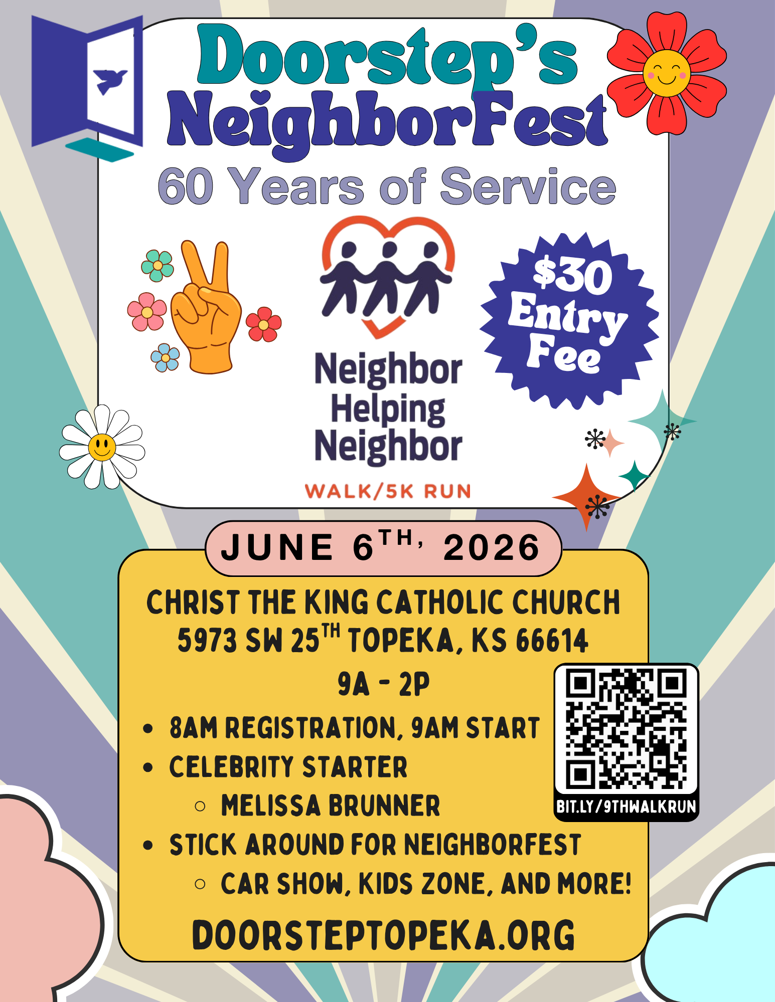 Campaign cover image for 9th Annual Neighbor Helping Neighbor Walk/5k Fun Run