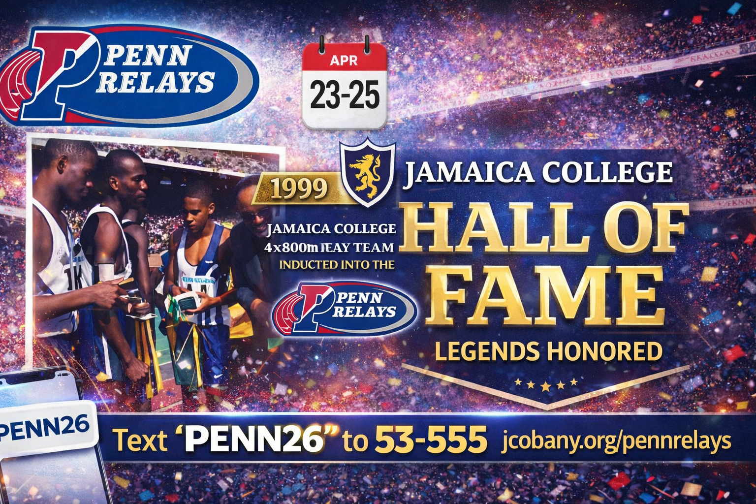 Campaign cover image for Send JC to Penn 2026