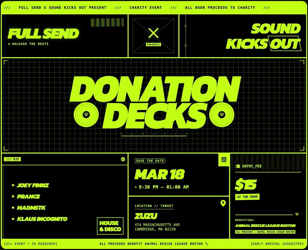 Campaign cover for Donation Decks: March 18th at Zuzu