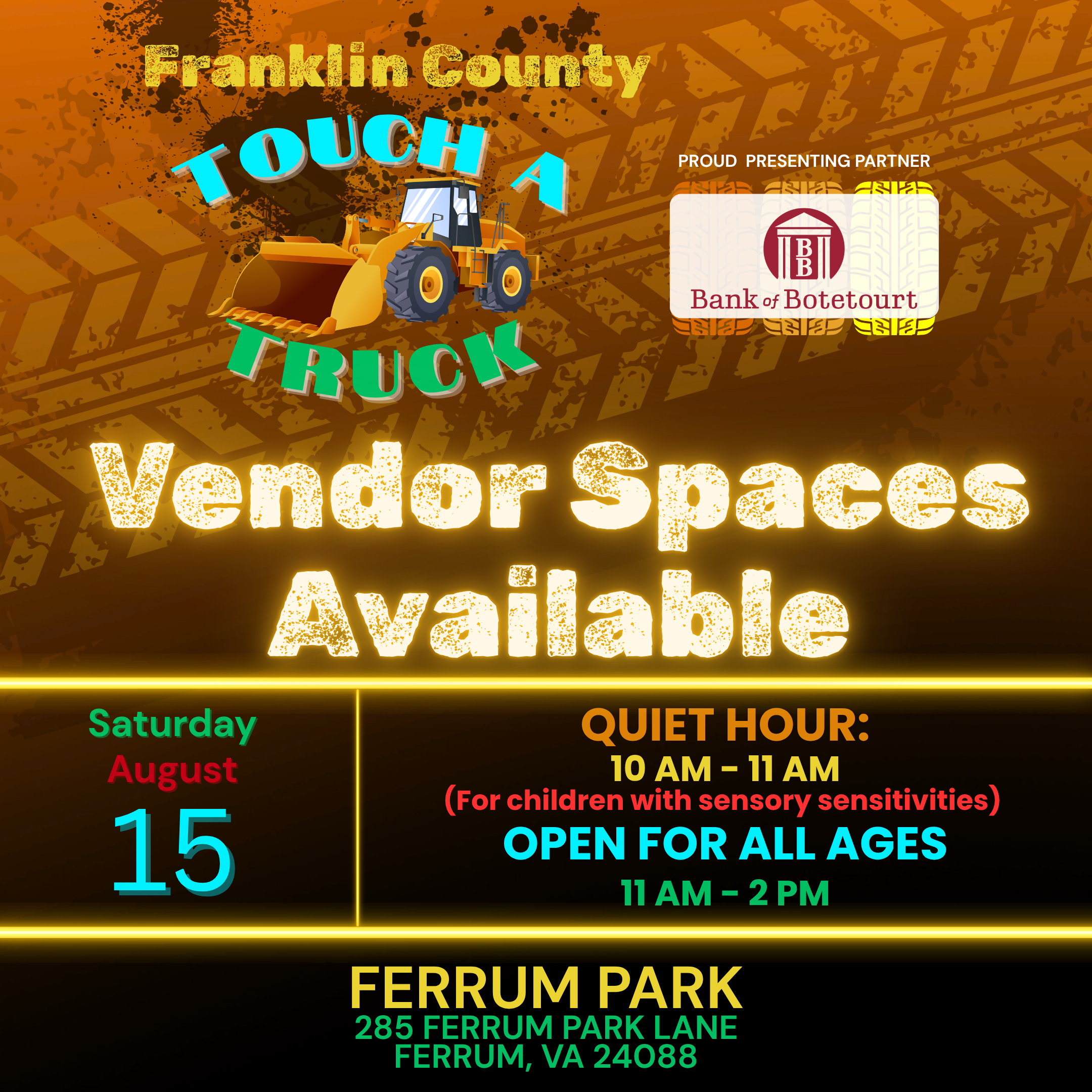 Campaign cover image for Franklin County Touch-a-Truck Vendor Registration