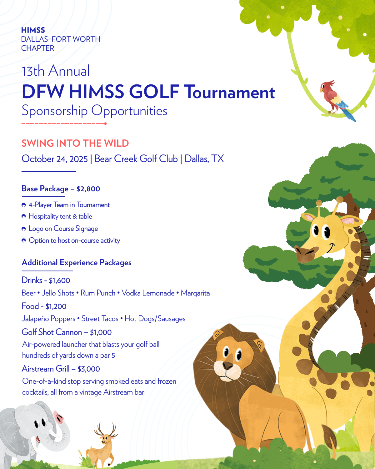 Campaign cover image for 13th Annual DFW HIMSS Golf Tournament - Sponsorship Opportunities