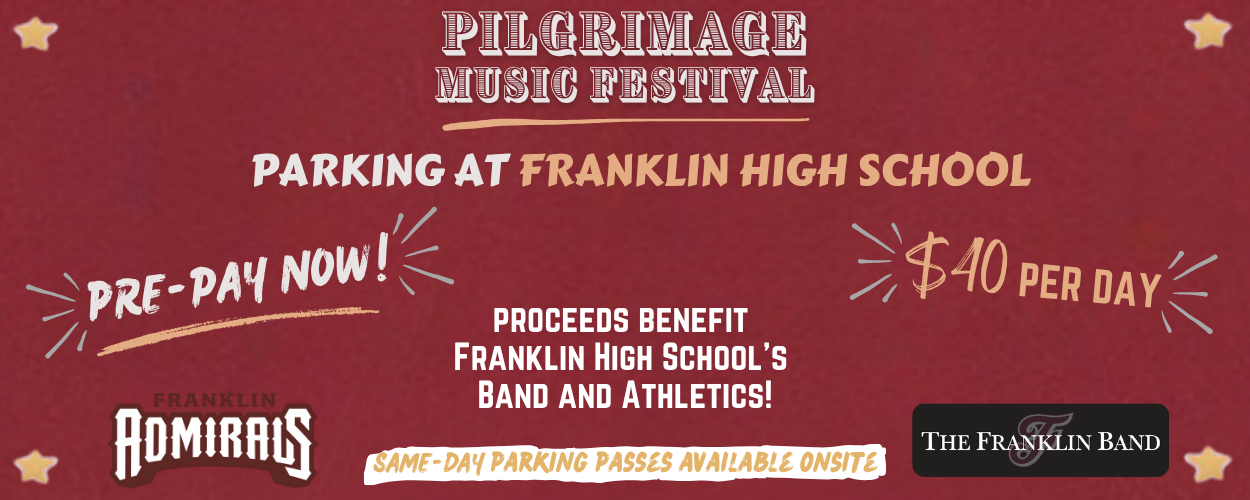 Campaign cover image for 2025 Pilgrimage Parking at Franklin High School