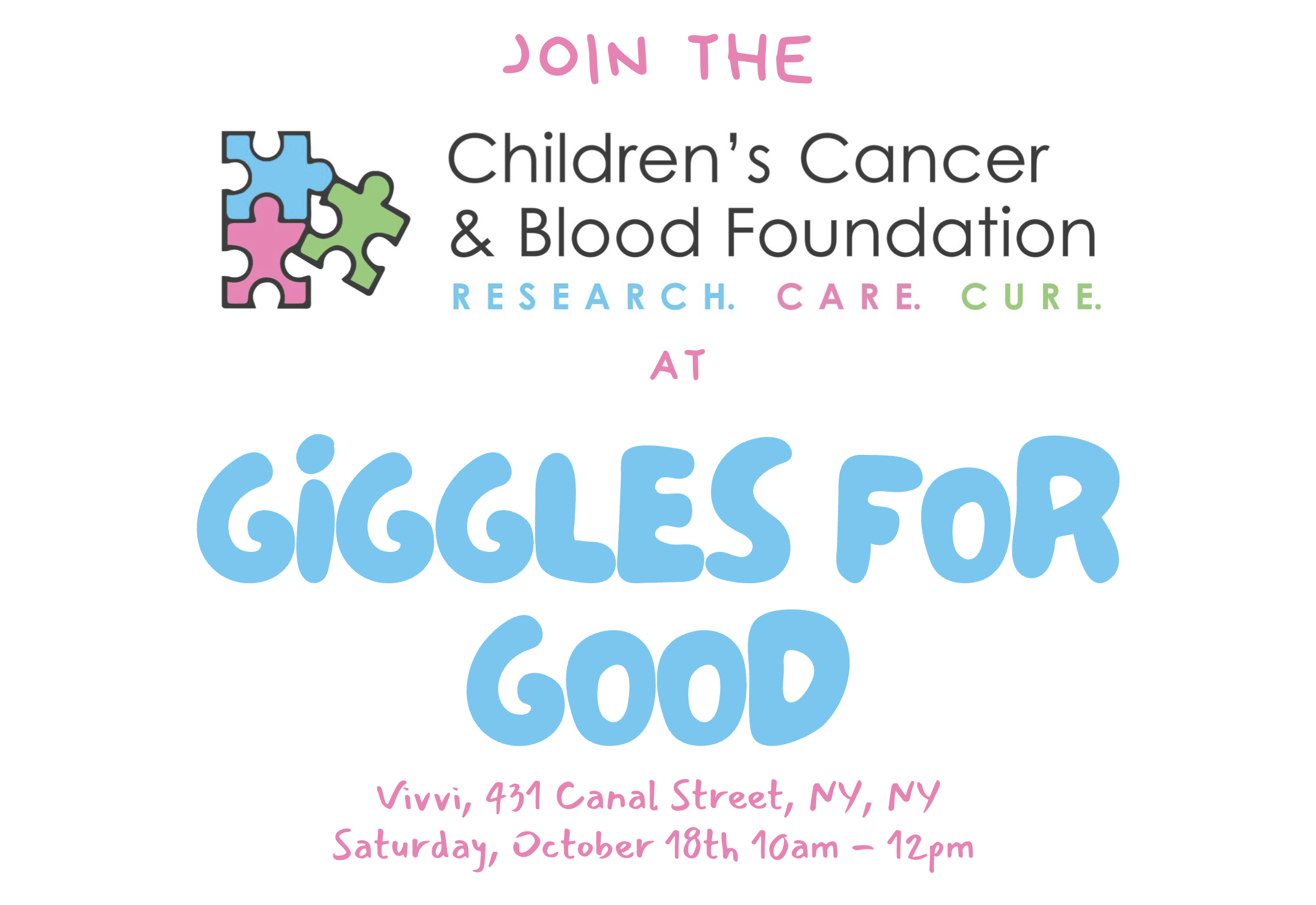 Campaign cover image for Giggles for Good!