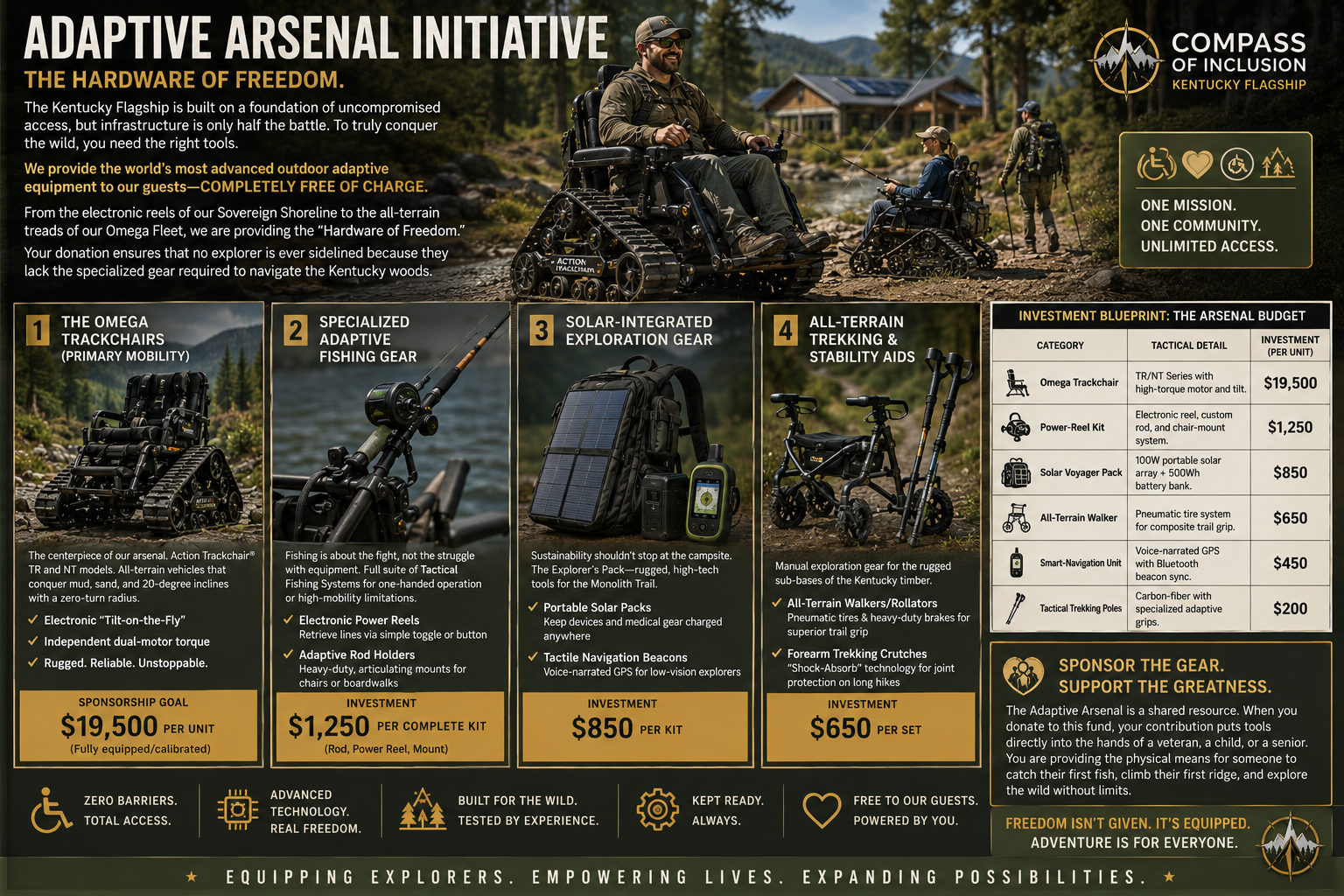 Campaign cover image for The Adaptive Arsenal