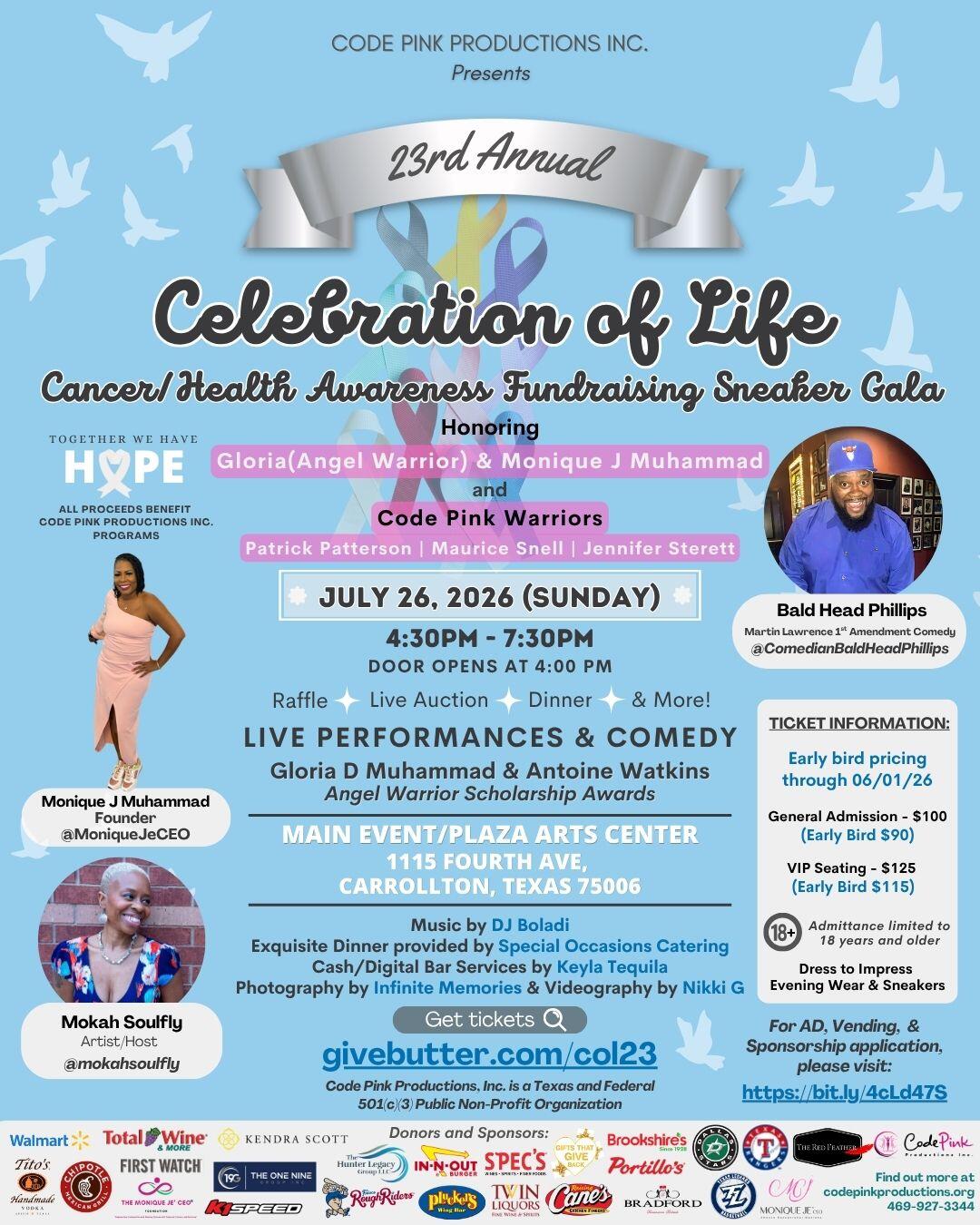 Campaign cover image for 23rd Annual Celebration of Life Cancer/Health Awareness Fundraising Sneaker Gala