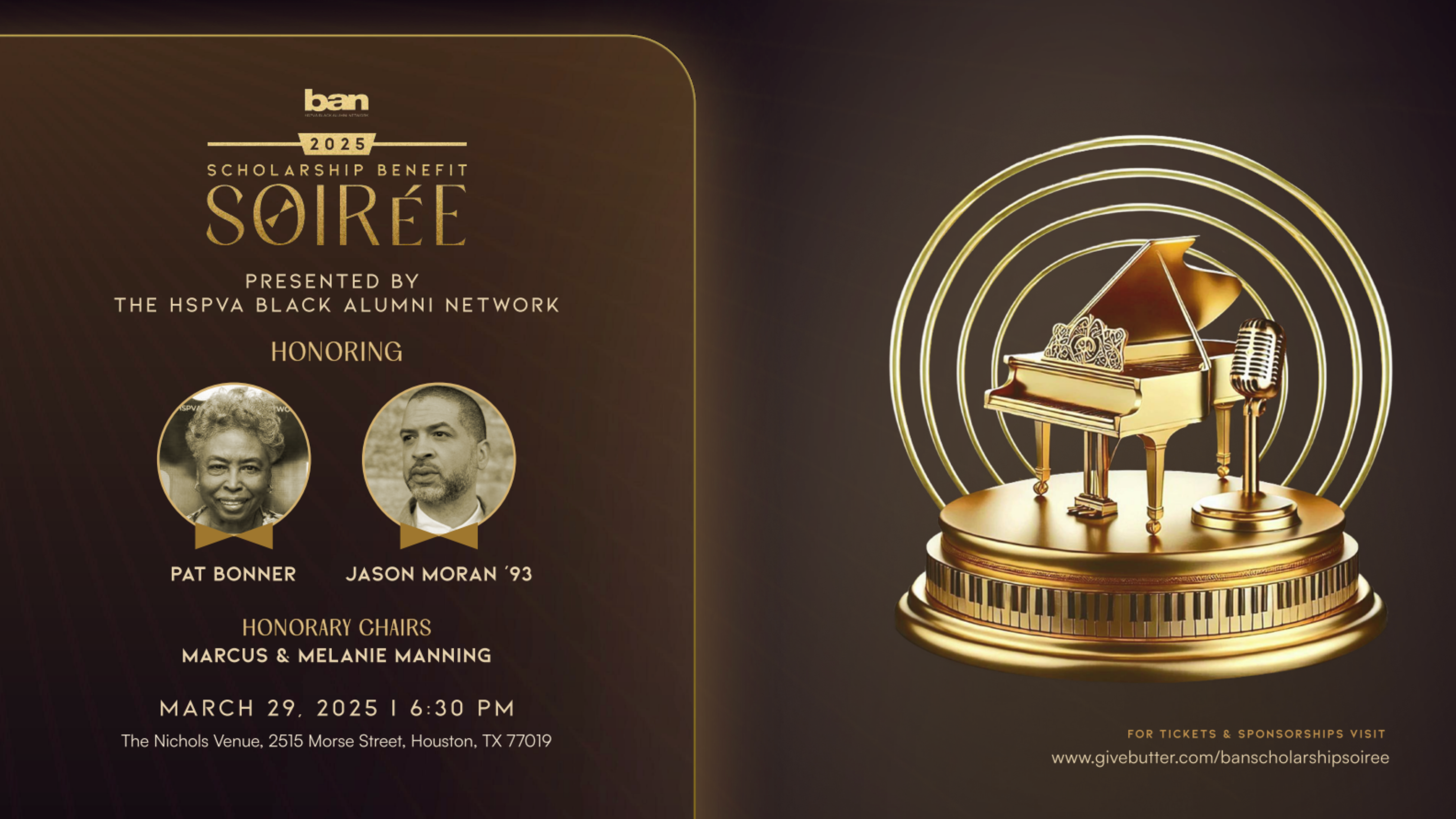 Campaign cover image for 2025 Scholarship Benefit Soirée