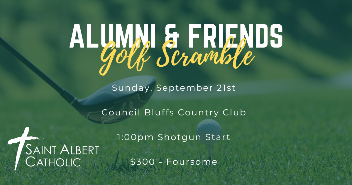 Campaign cover image for Saint Albert Catholic Alumni and Friends Golf Scramble 2025