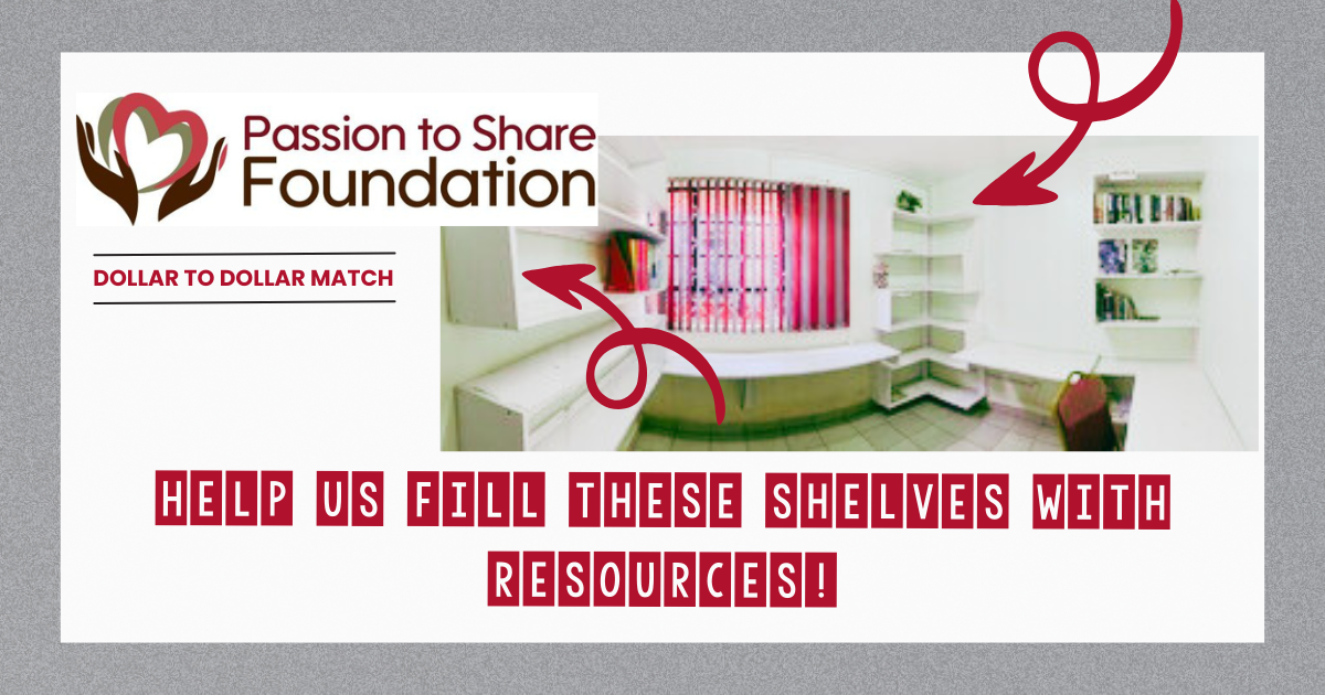 Campaign cover image for Passion to Share Library