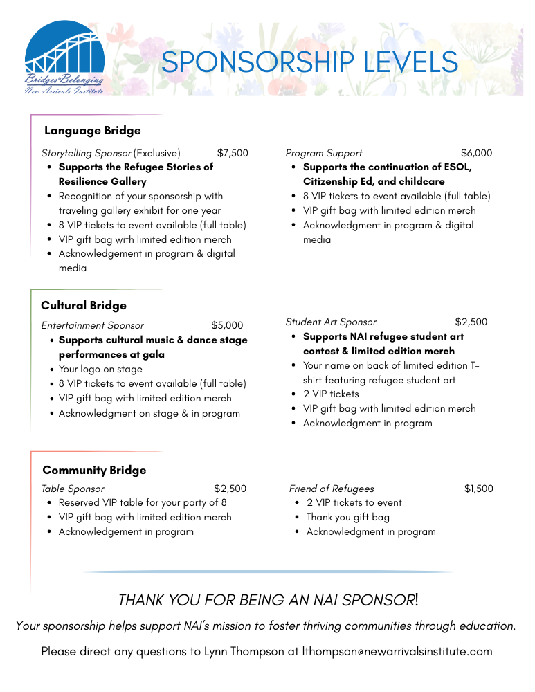 Campaign cover image for NAI Sponsorship