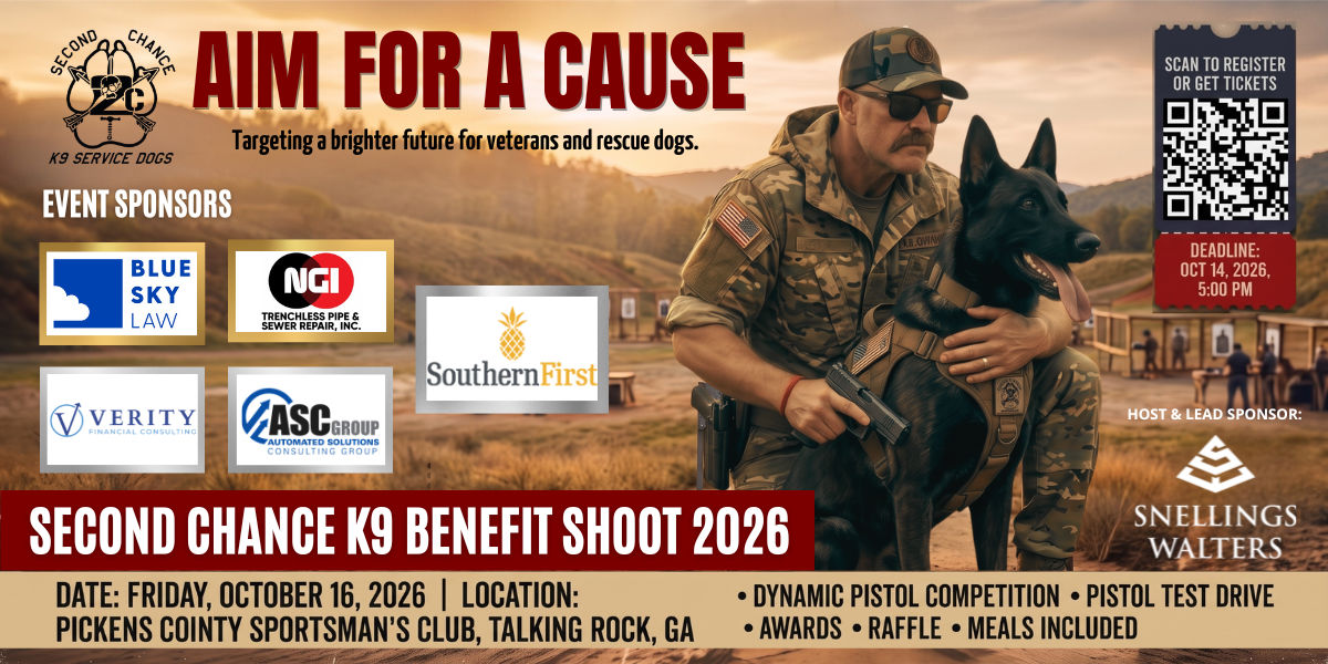 Campaign cover image for Aim for a Cause: Second Chance K9 Benefit Shoot 2026