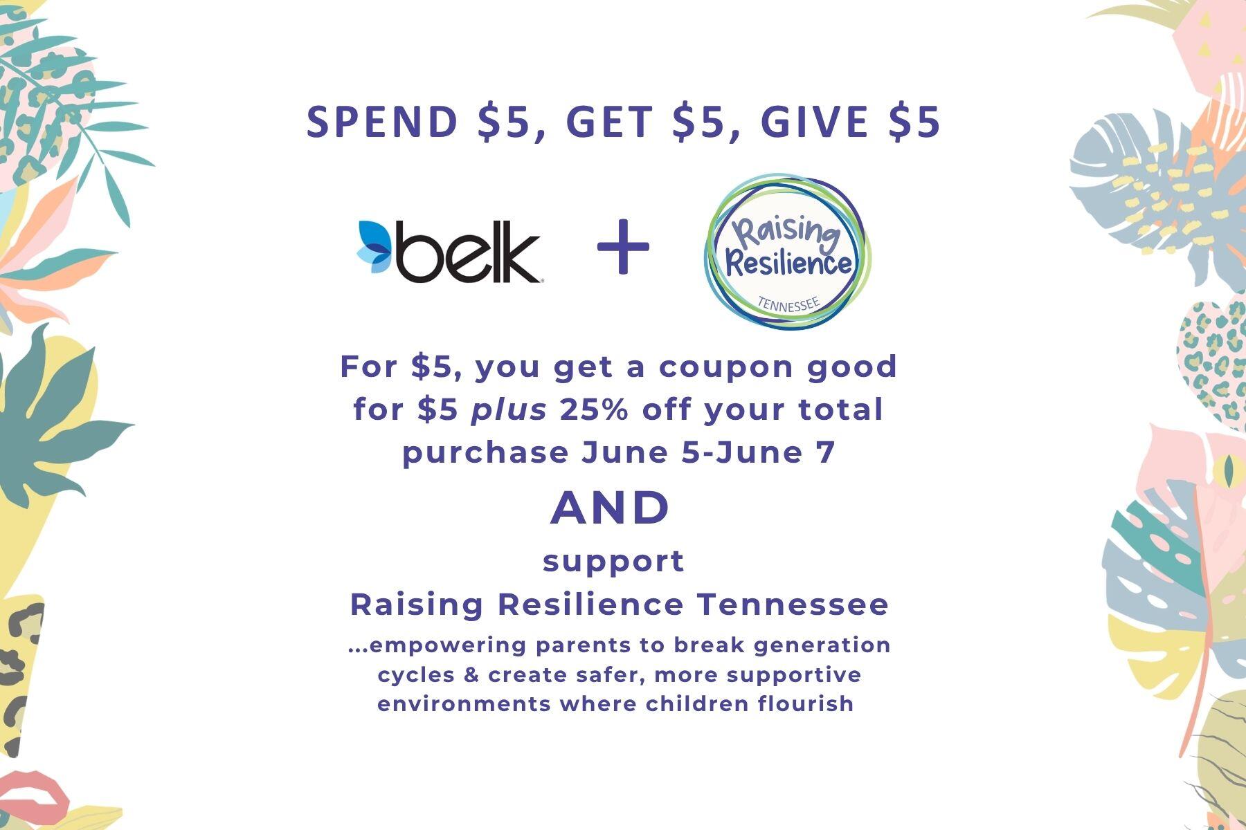 Campaign cover image for Spend $5, Get $5, GIVE $5