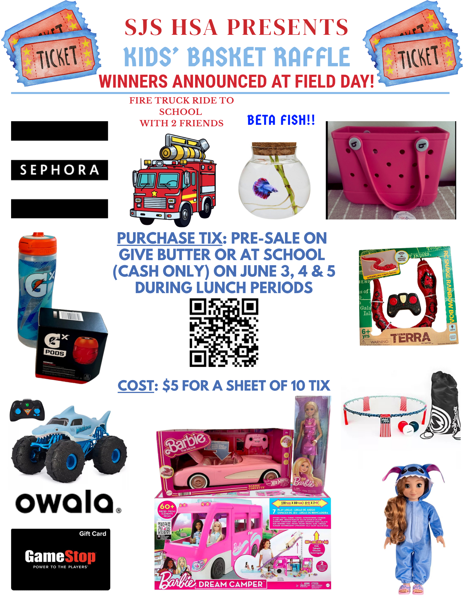 HSA KIDS' BASKET RAFFLE | St. John's