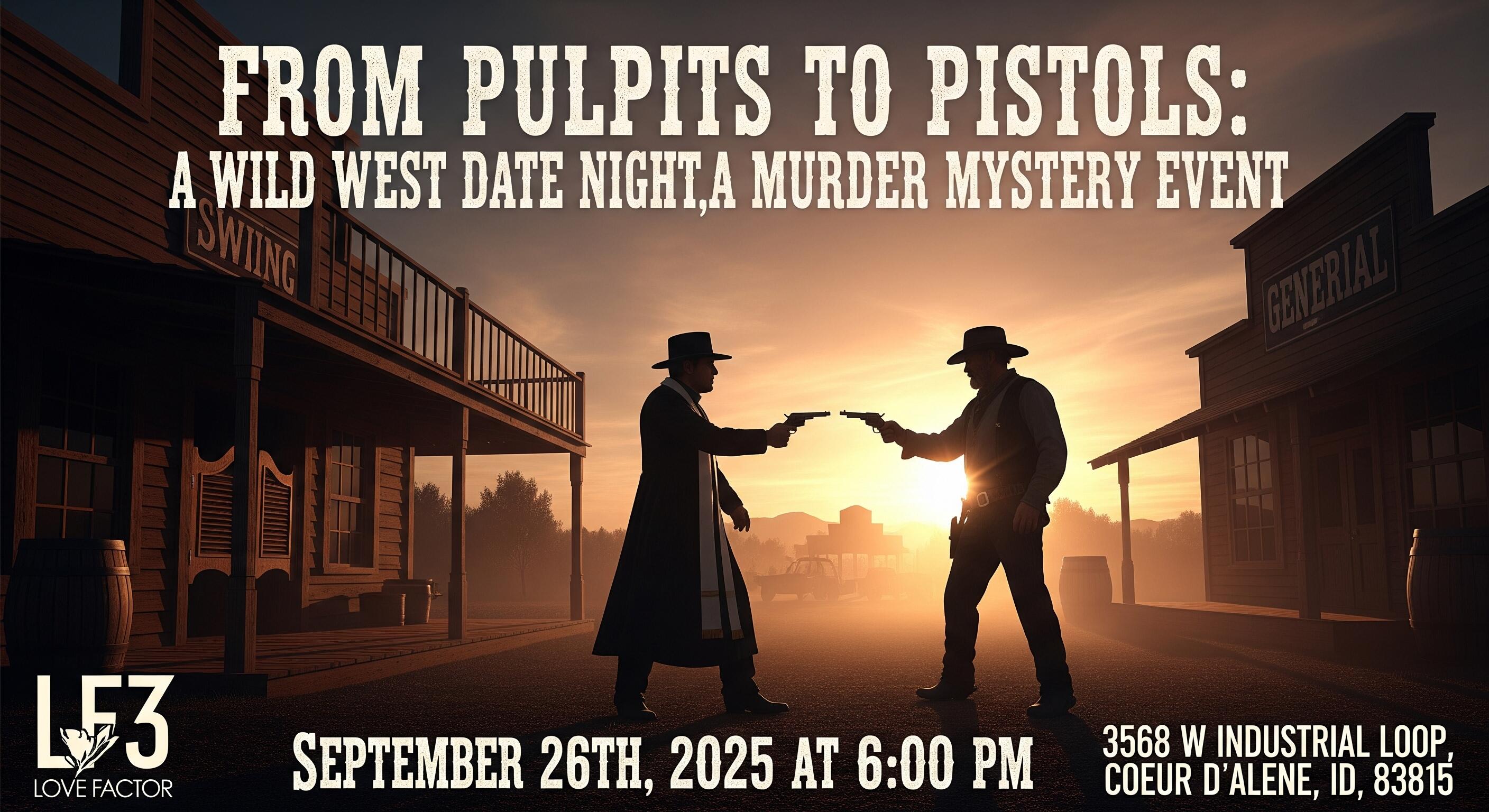Campaign cover image for From Pulpits to Pistols: A Wild West Date Night