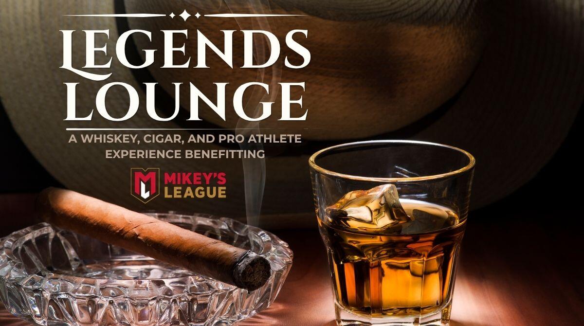 Campaign cover image for Legends Lounge- A Whiskey, Cigar, and Pro Athlete Experience